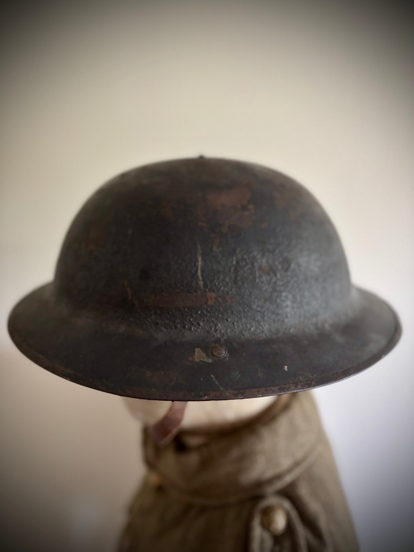 WW1 Helmet, Tunic and Cap 1/5th South Staffordshire Named