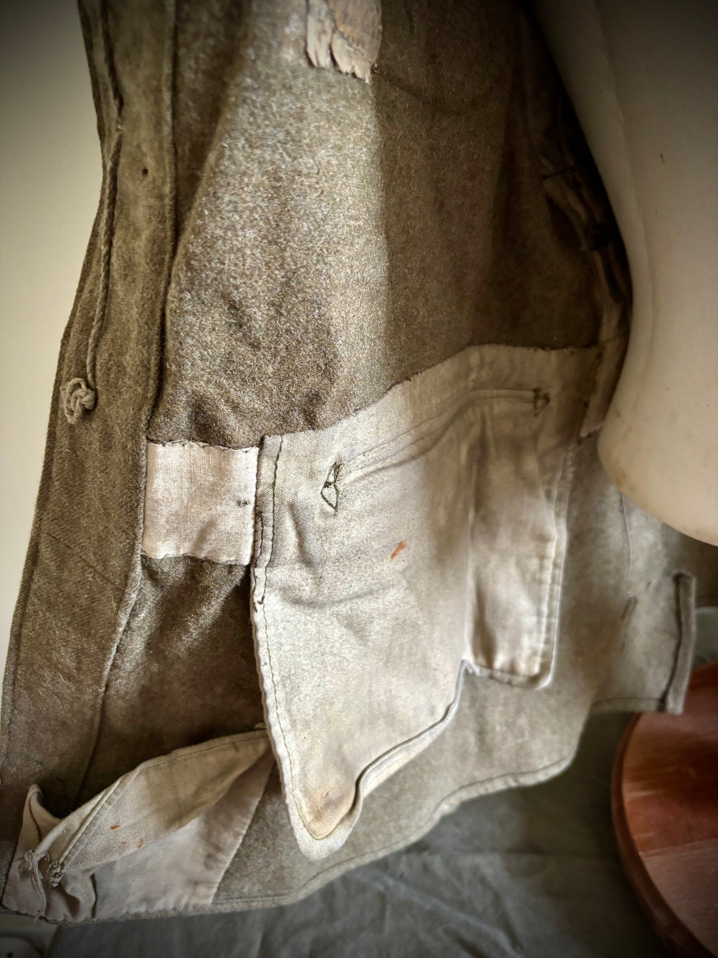 WW1 Helmet, Tunic and Cap 1/5th South Staffordshire Named