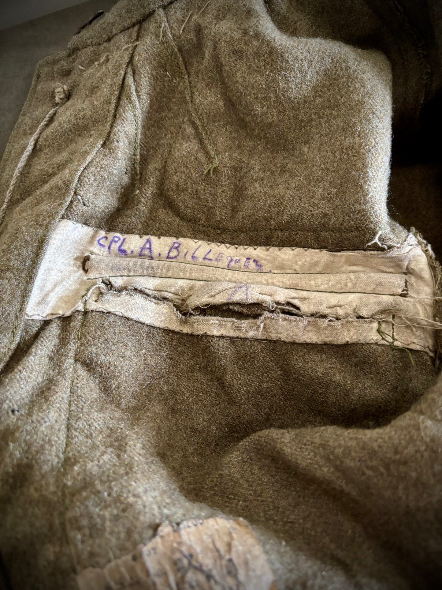 WW1 Helmet, Tunic and Cap 1/5th South Staffordshire Named