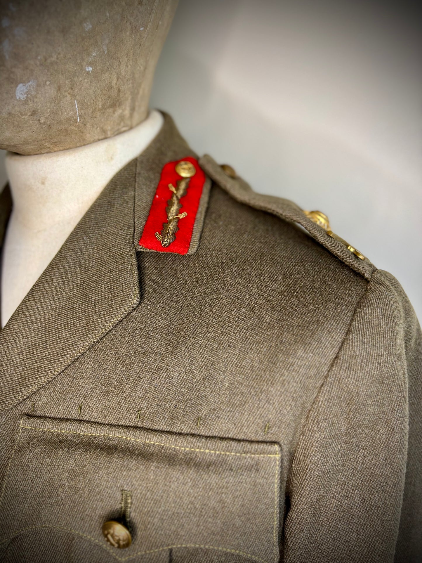 WW1 Major General Boyd's Tunic and Cap 46th Division