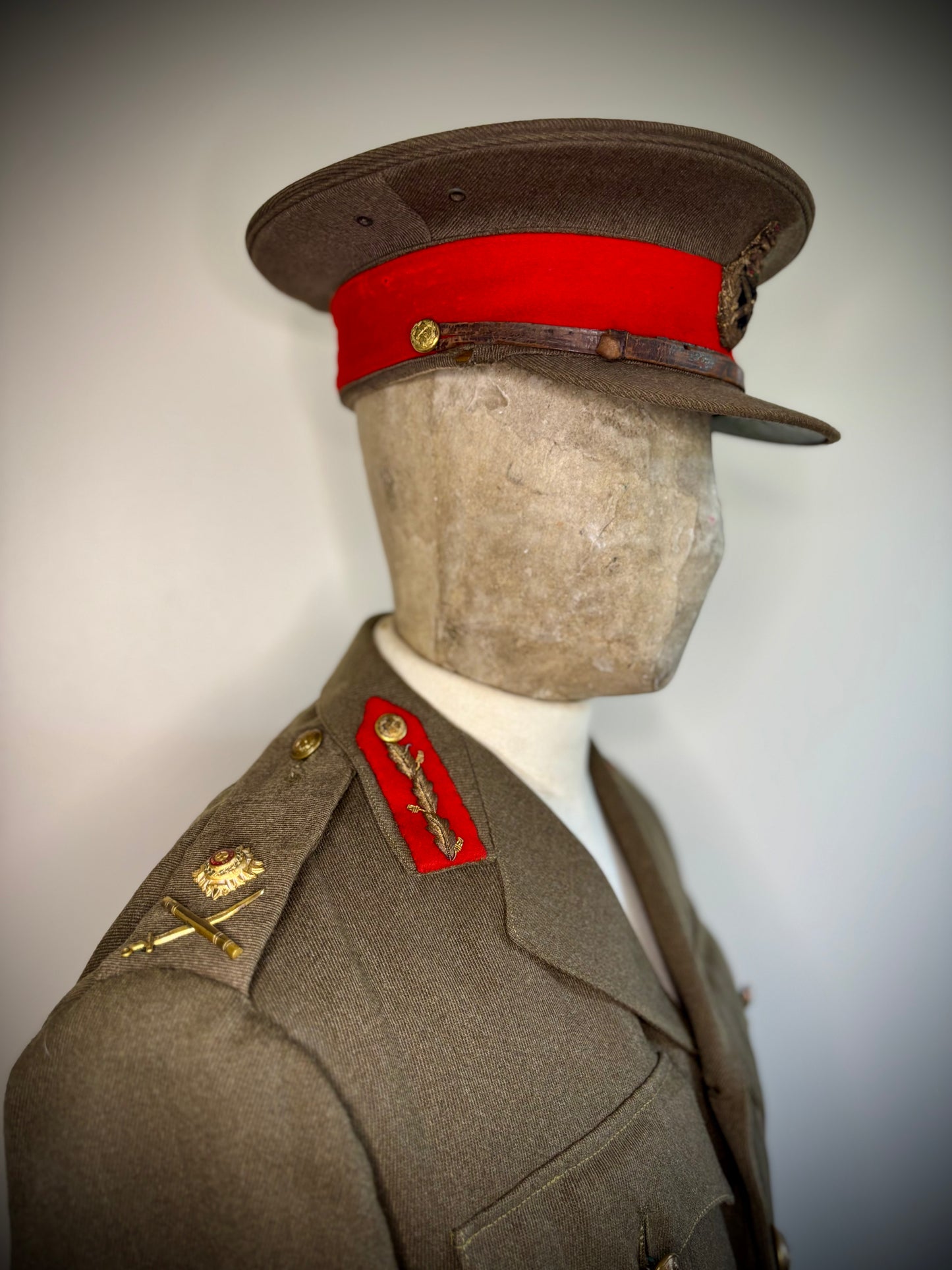 WW1 Major General Boyd's Tunic and Cap 46th Division
