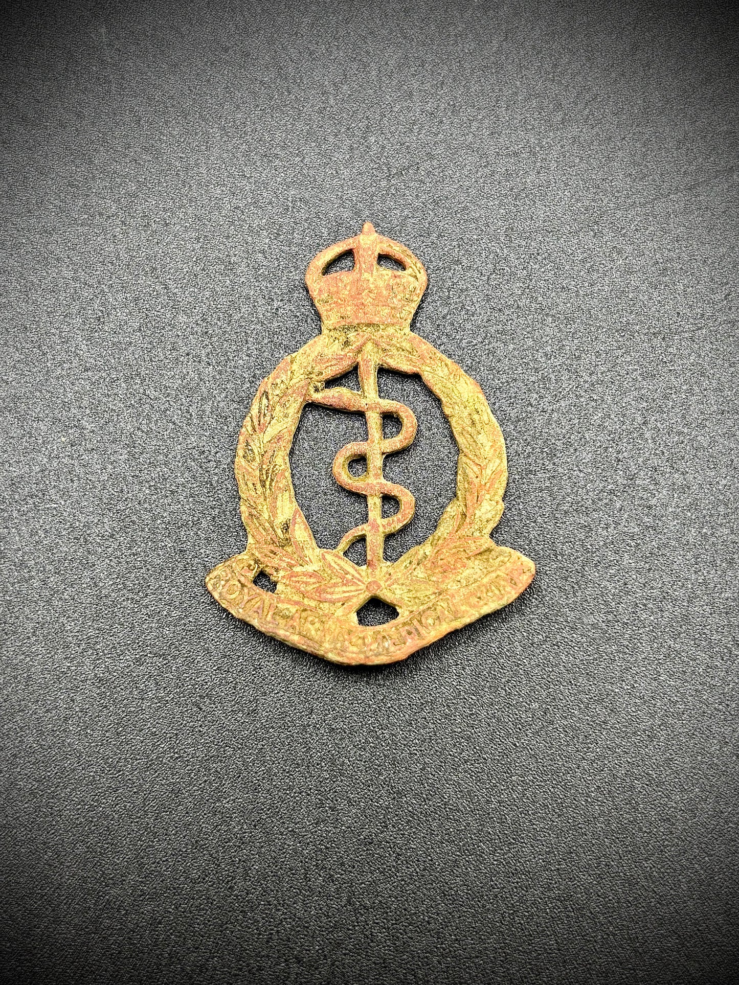 WW1 RAMC Cap Badge Found In The Somme