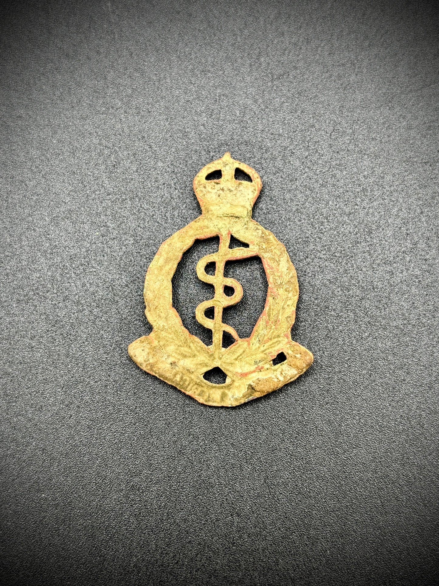 WW1 RAMC Cap Badge Found In The Somme