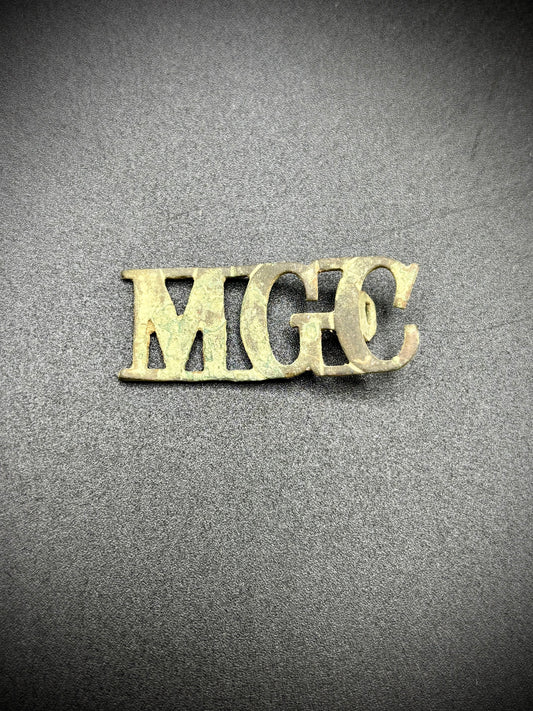 WW1 Machine Gun Corps Shoulder Title Somme Find