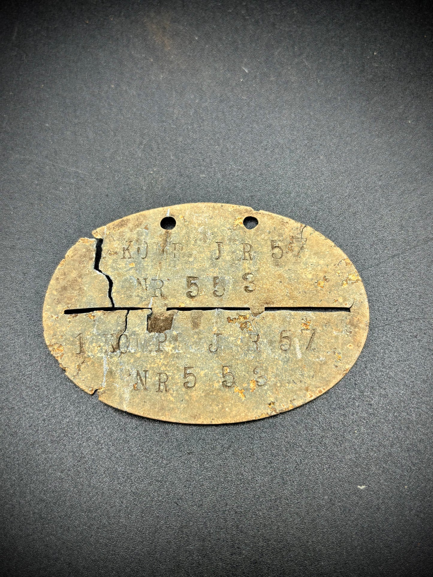 WW1 German Identity Disk JR57