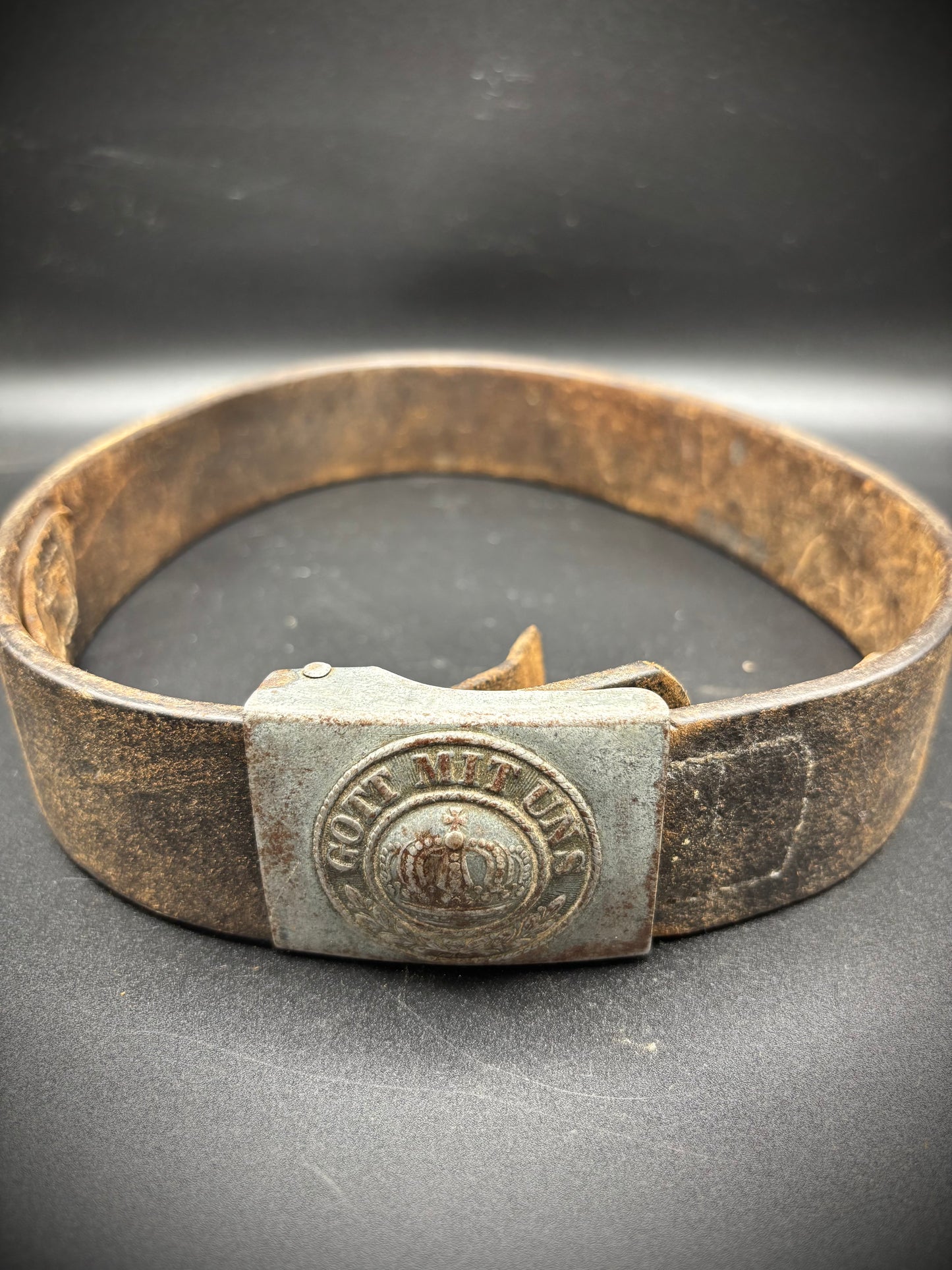 WW1 German Belt Named
