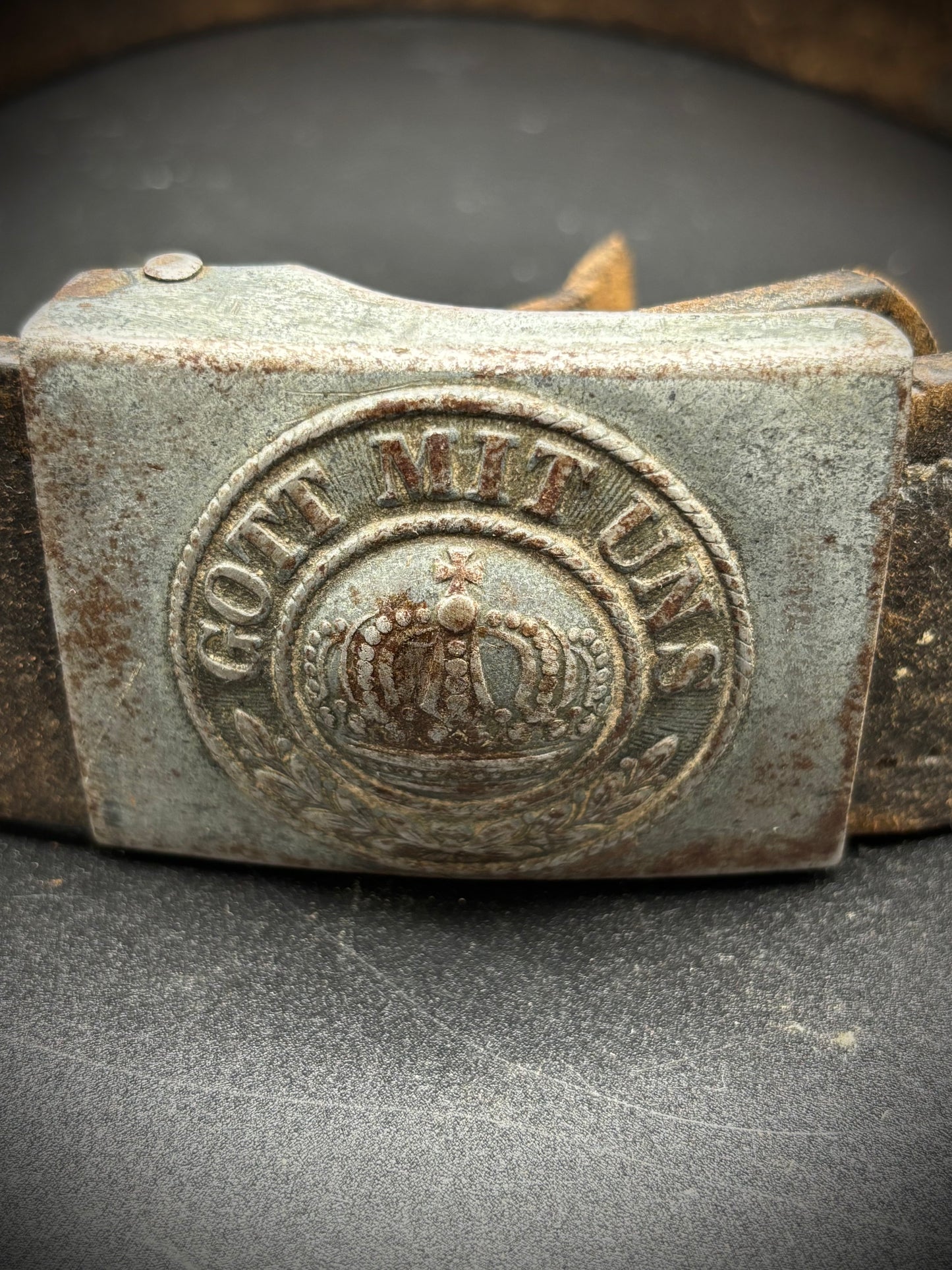WW1 German Belt Named