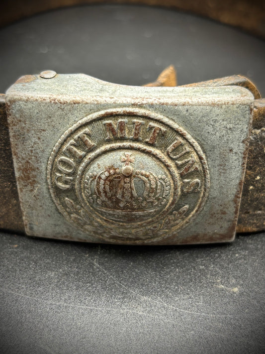 WW1 German Belt Named