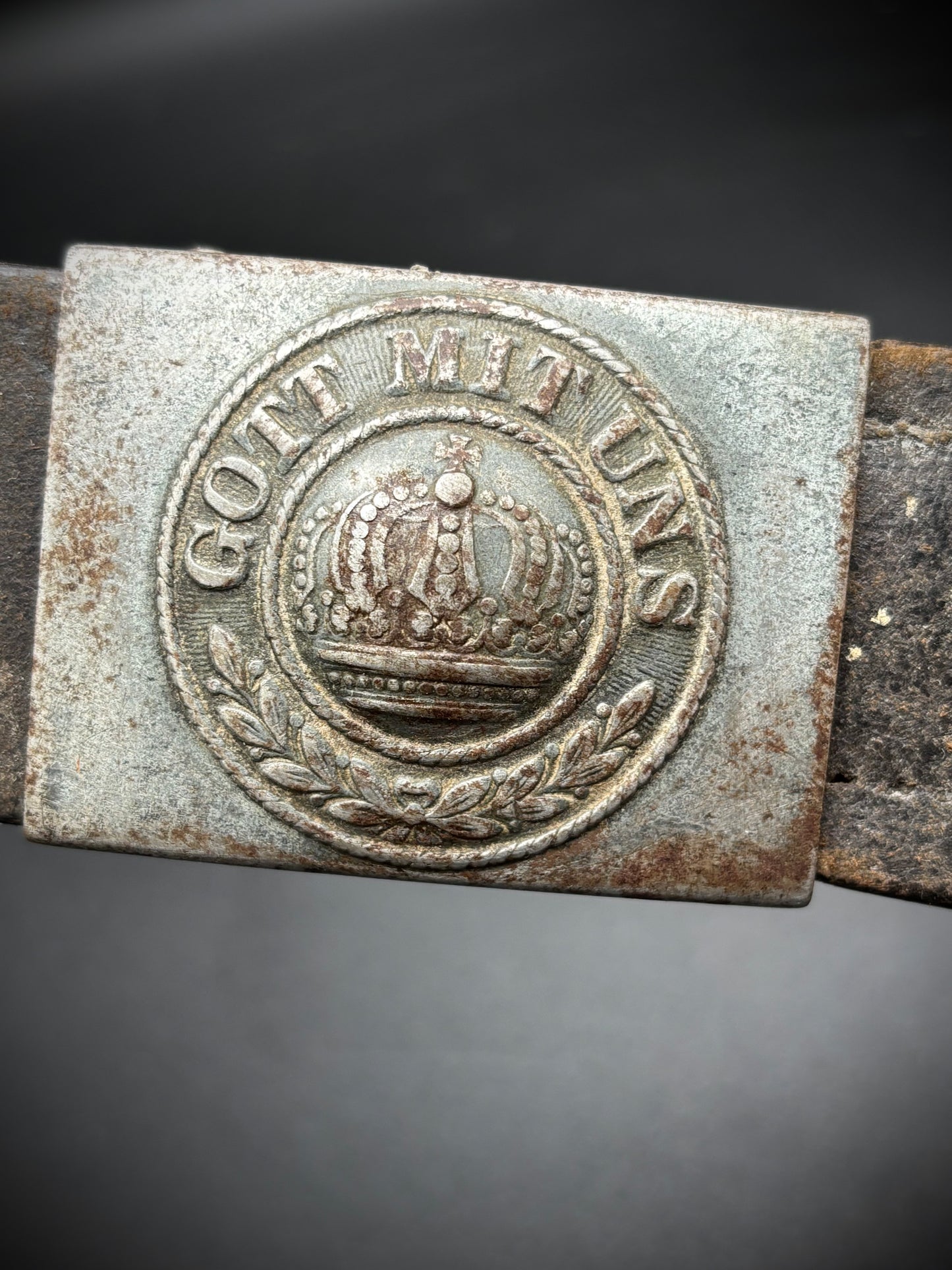 WW1 German Belt Named
