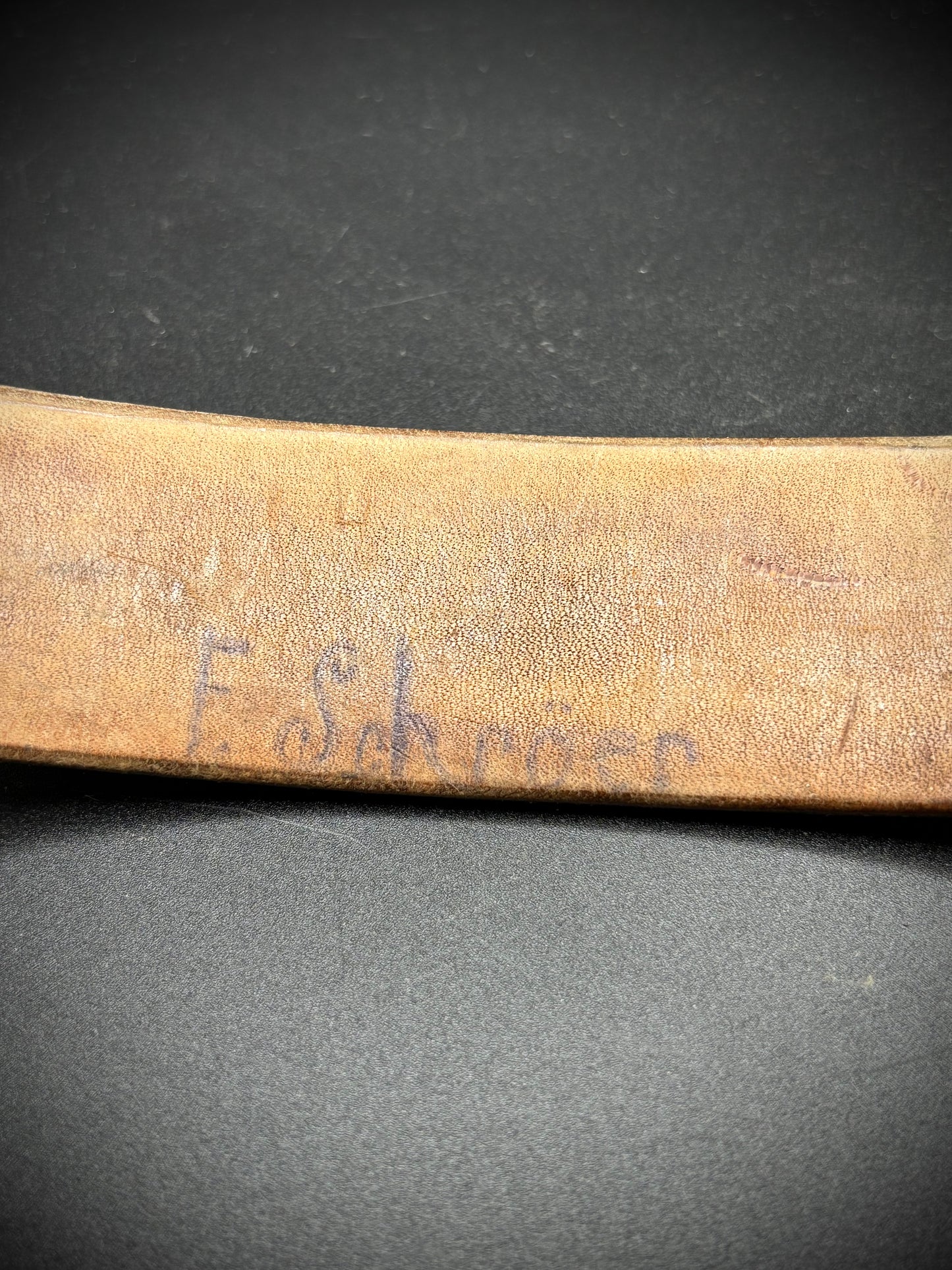 WW1 German Belt Named Barn Find