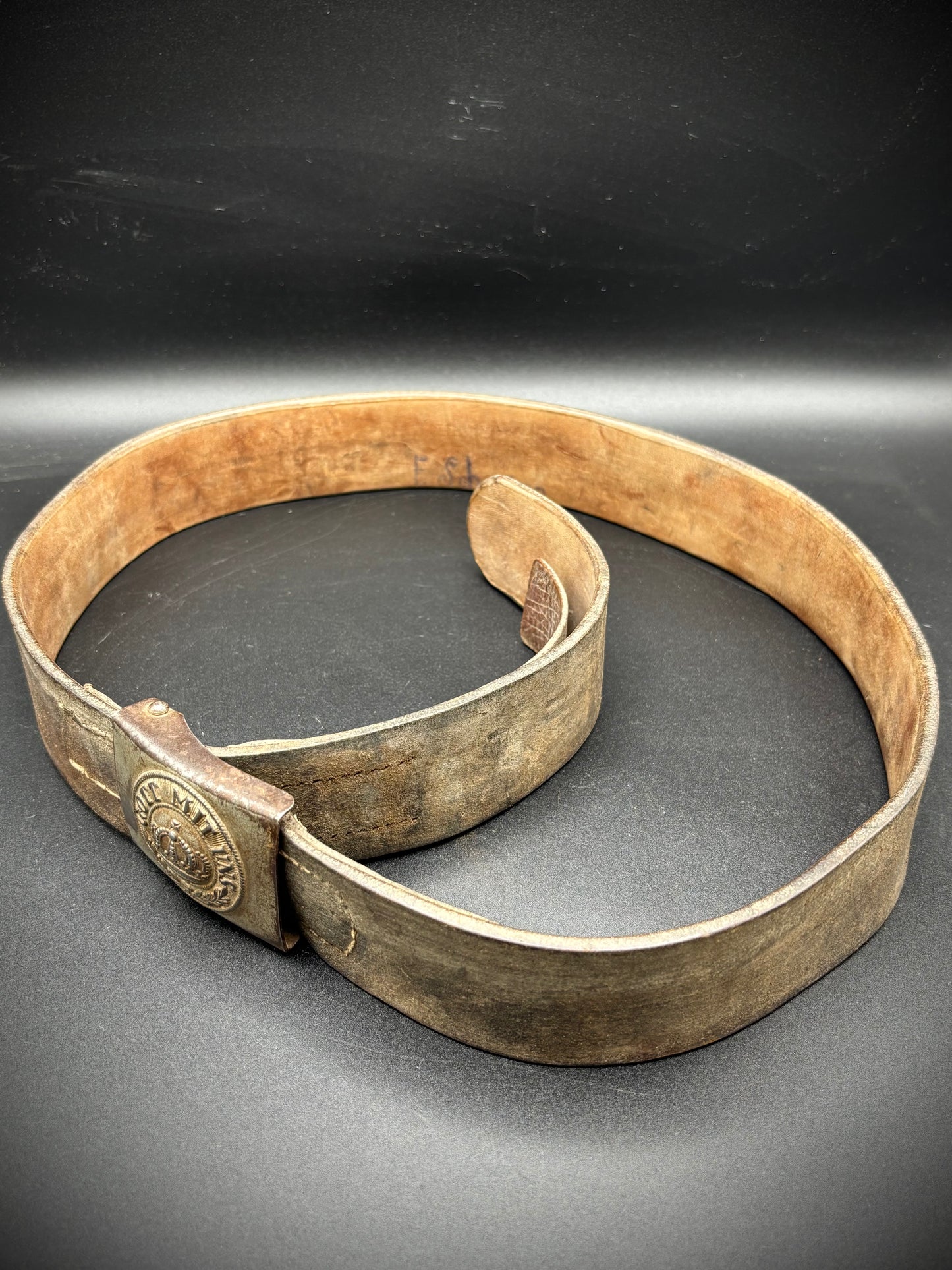 WW1 German Belt Named Barn Find