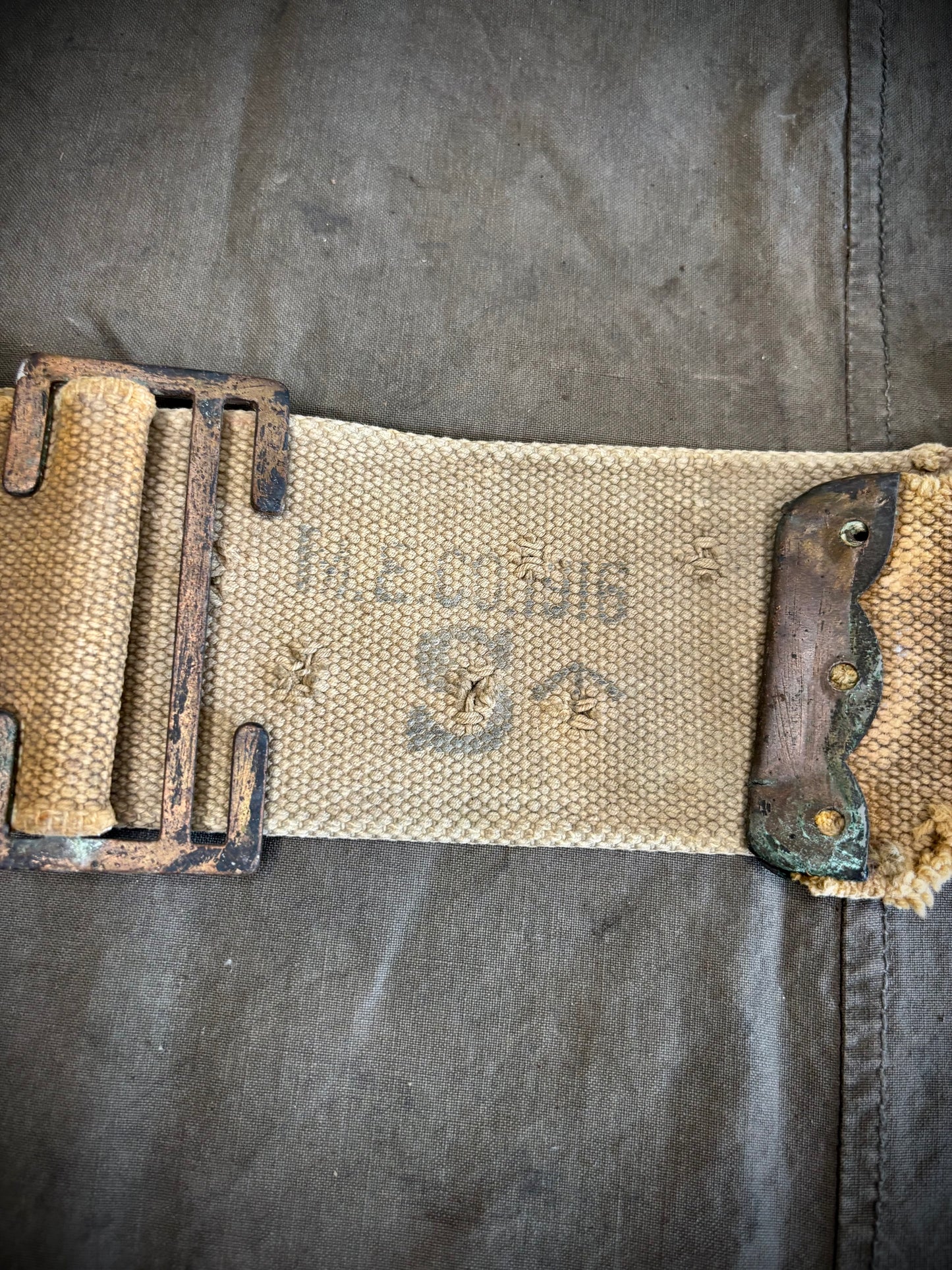 WW1 British Barn Find Belt 1916