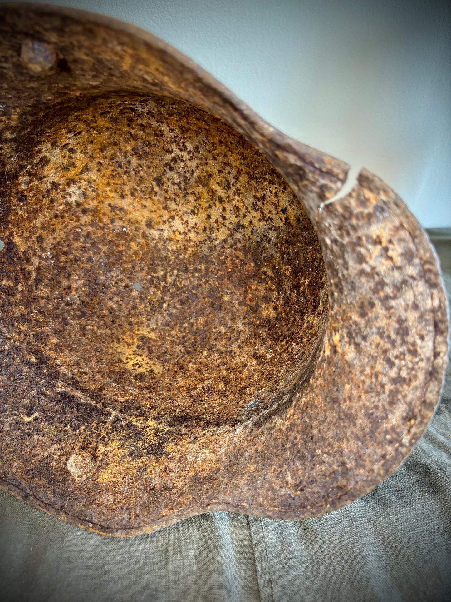 WW1 M16 Stelhelm German Helmet Somme Find