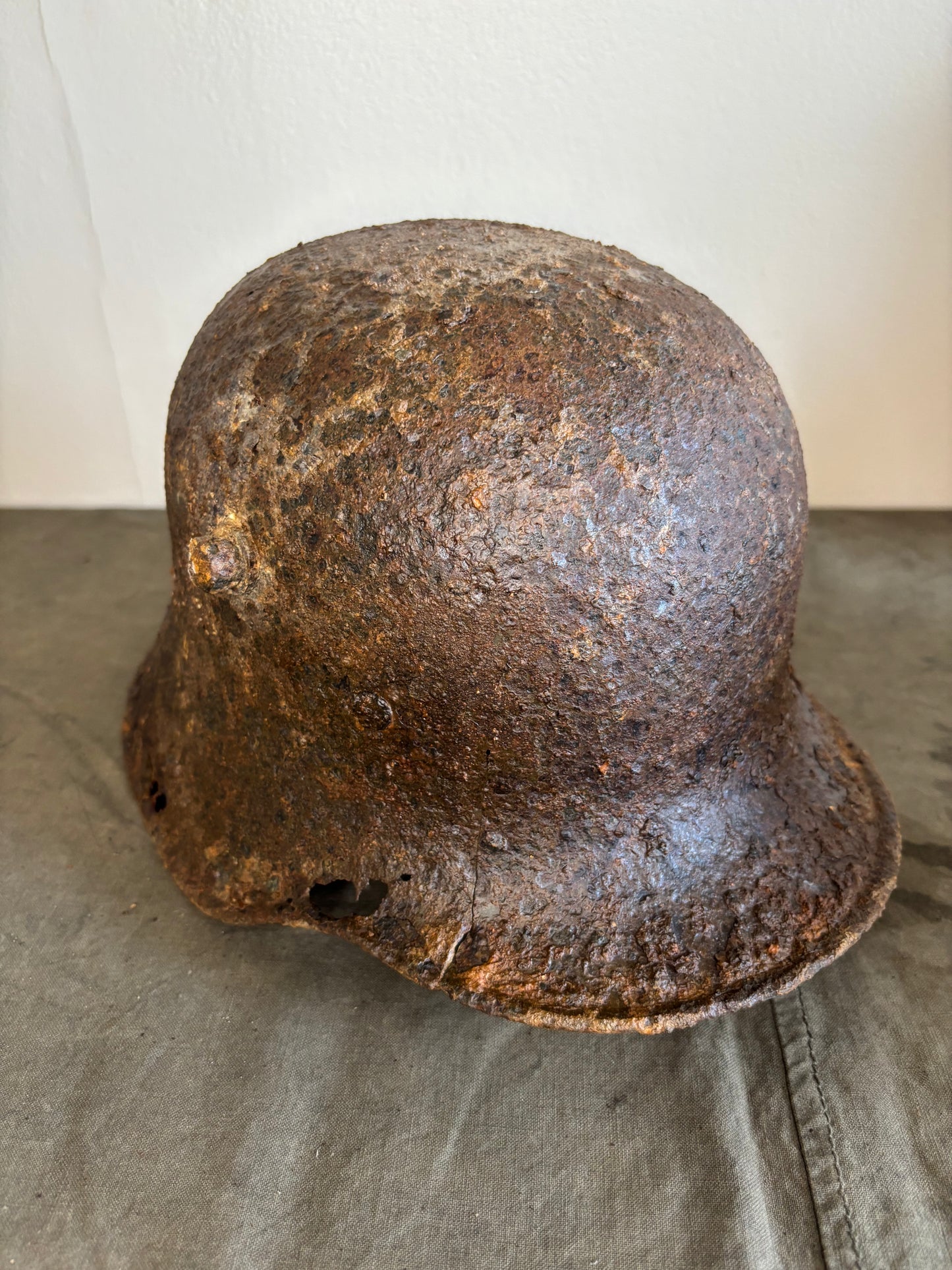 WW1 German Stelhelm M16 Somme Find