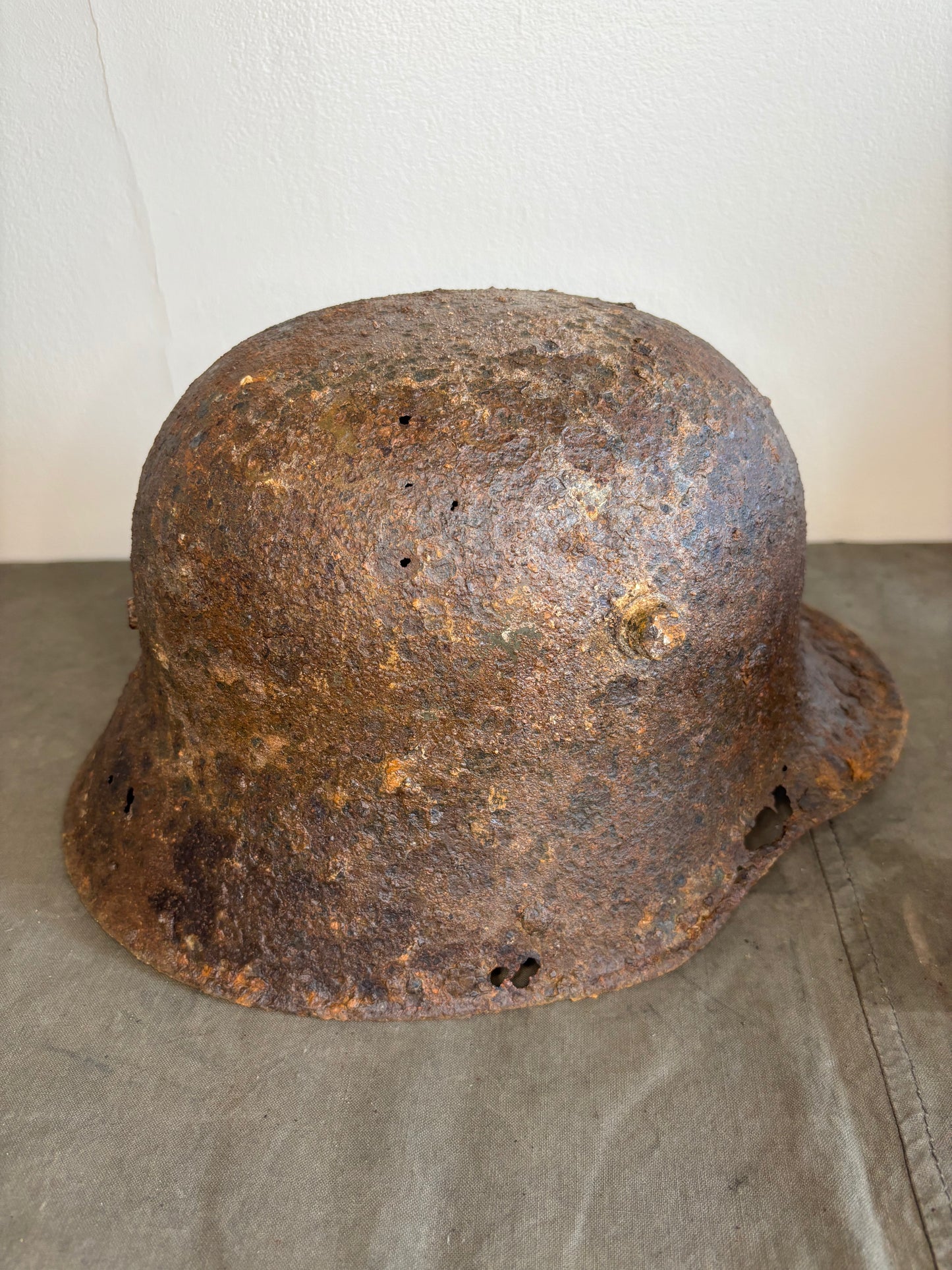 WW1 German Stelhelm M16 Somme Find