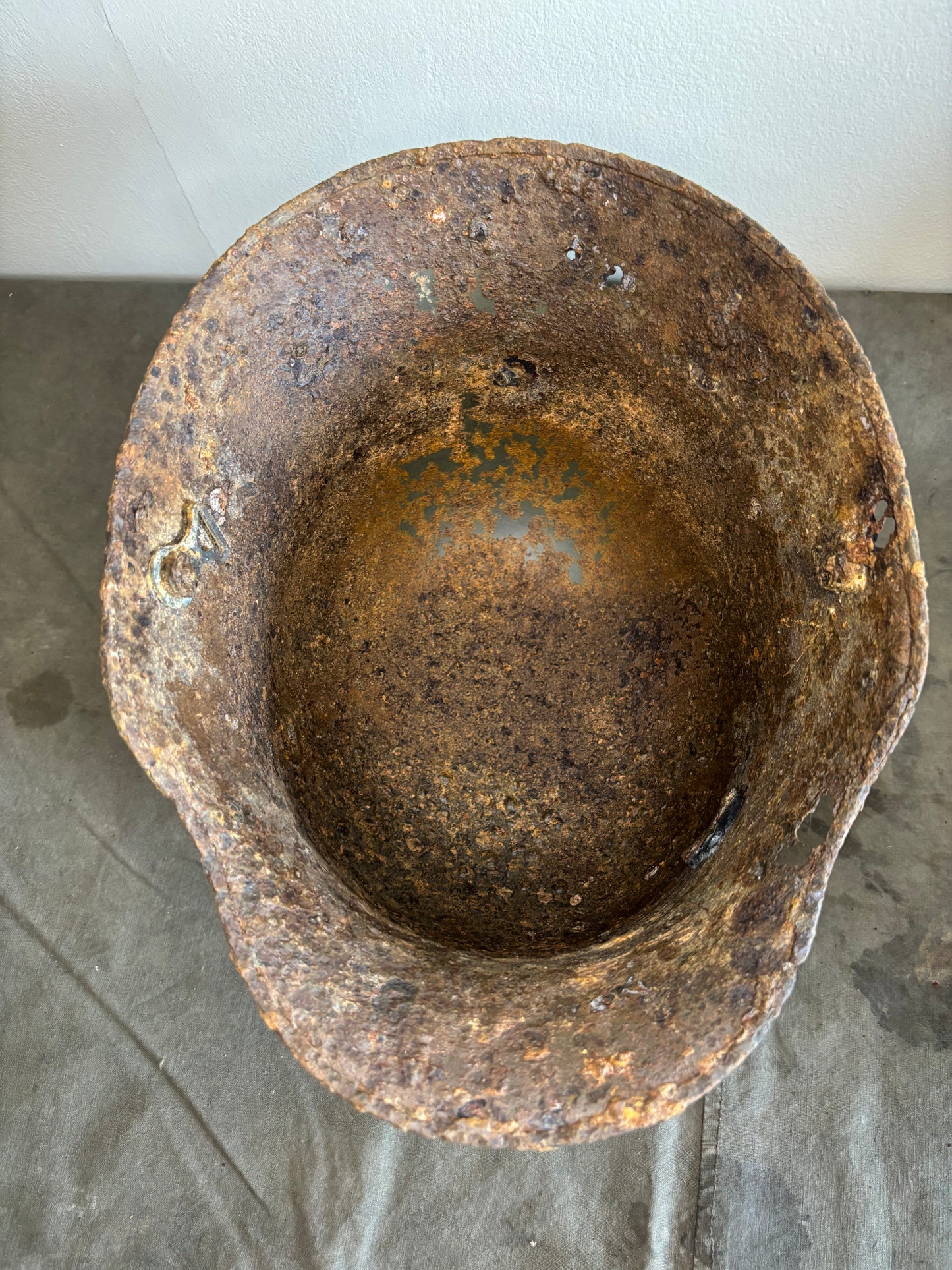 WW1 German Stelhelm M16 Somme Find