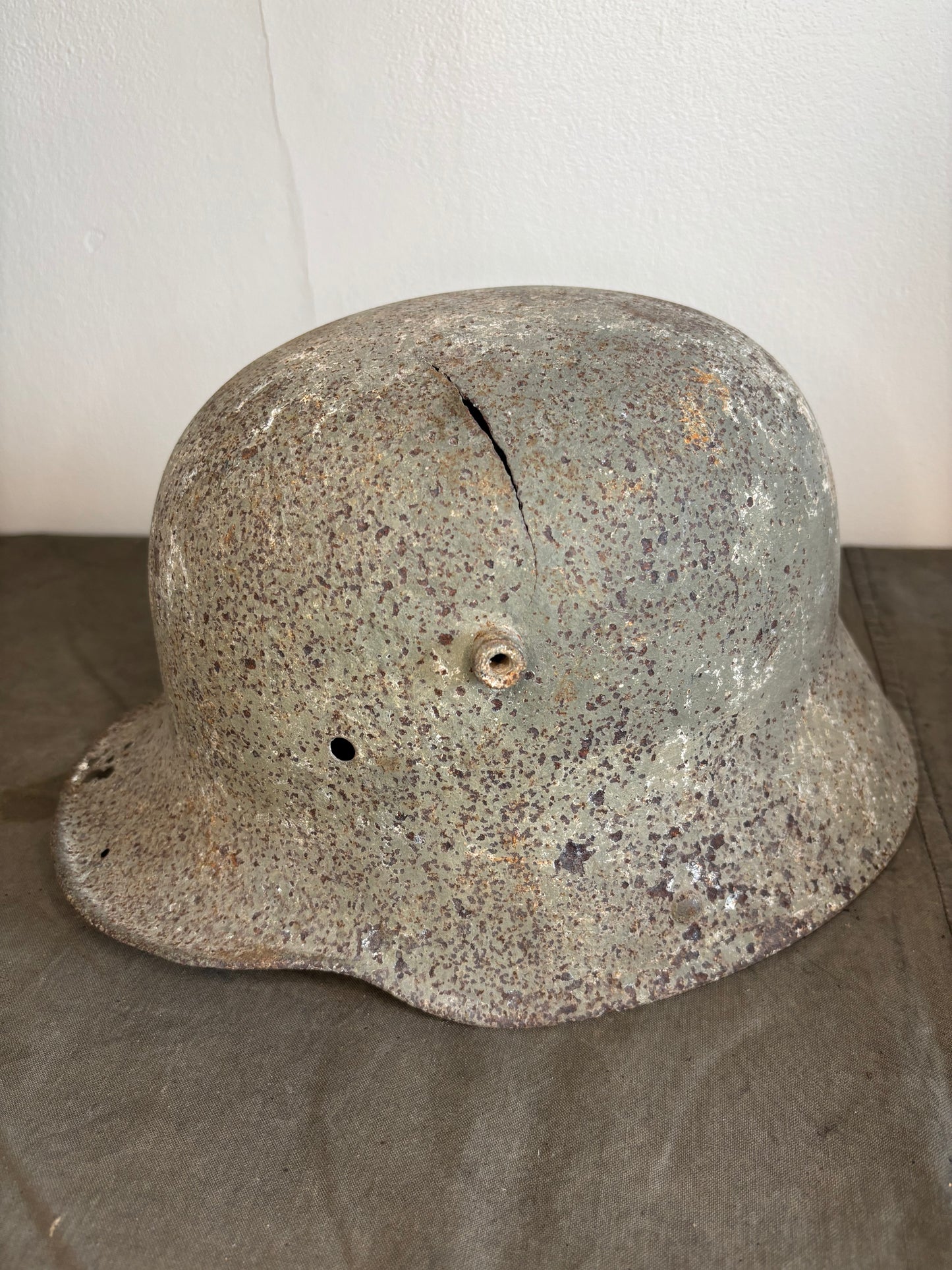 WW1 German Helmet Somme Find