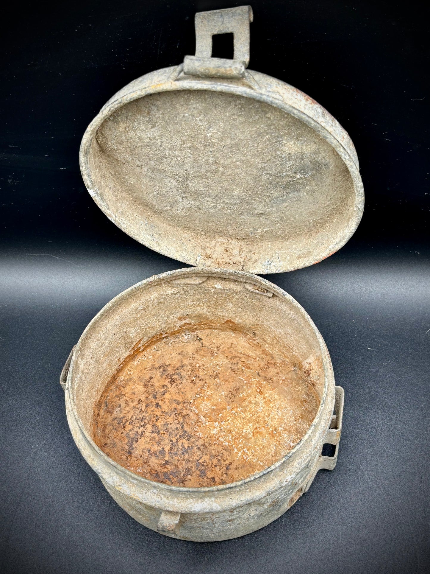 WW1 German Grease Tine Battle Damaged Somme Find