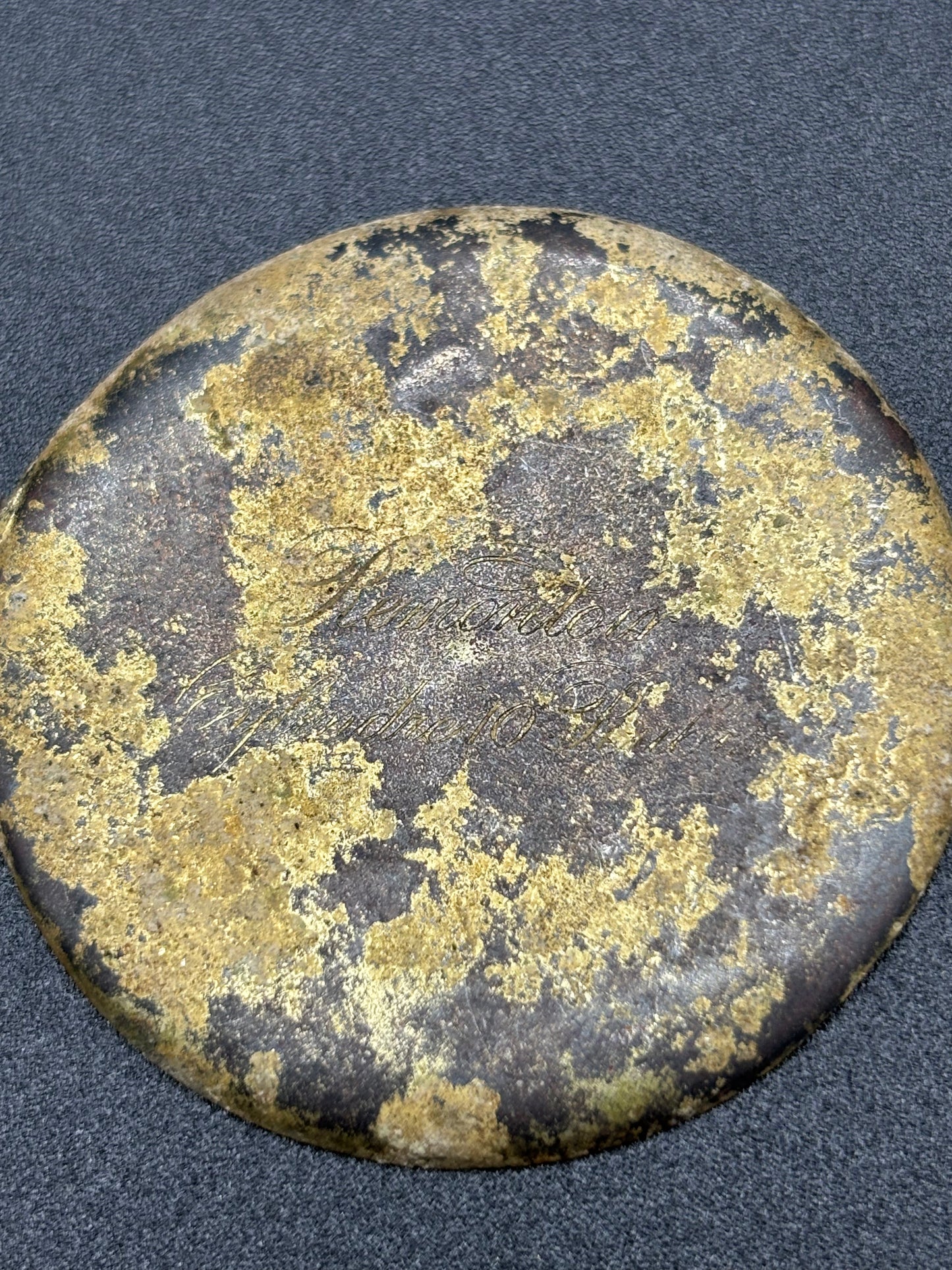 WW1 Pocket Watch Relic Somme Find