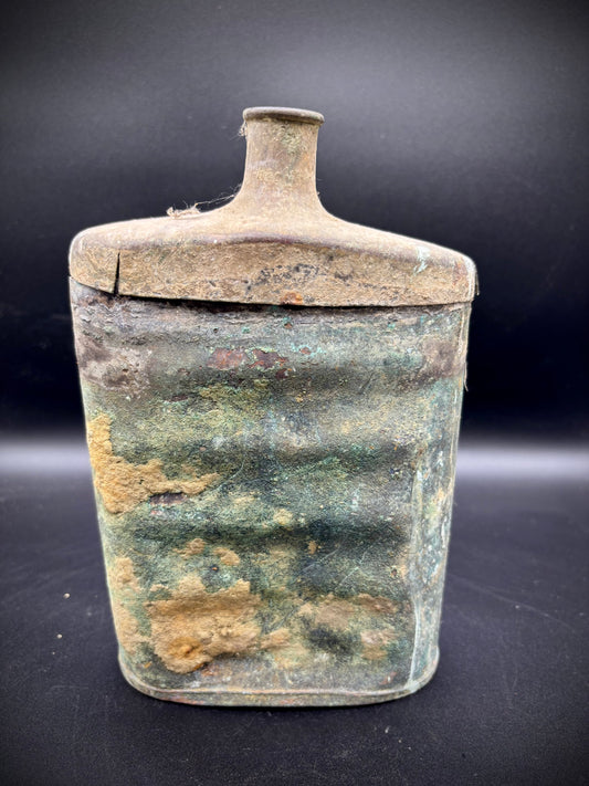 WW1 Rare Brass British Water Bottle Somme Find