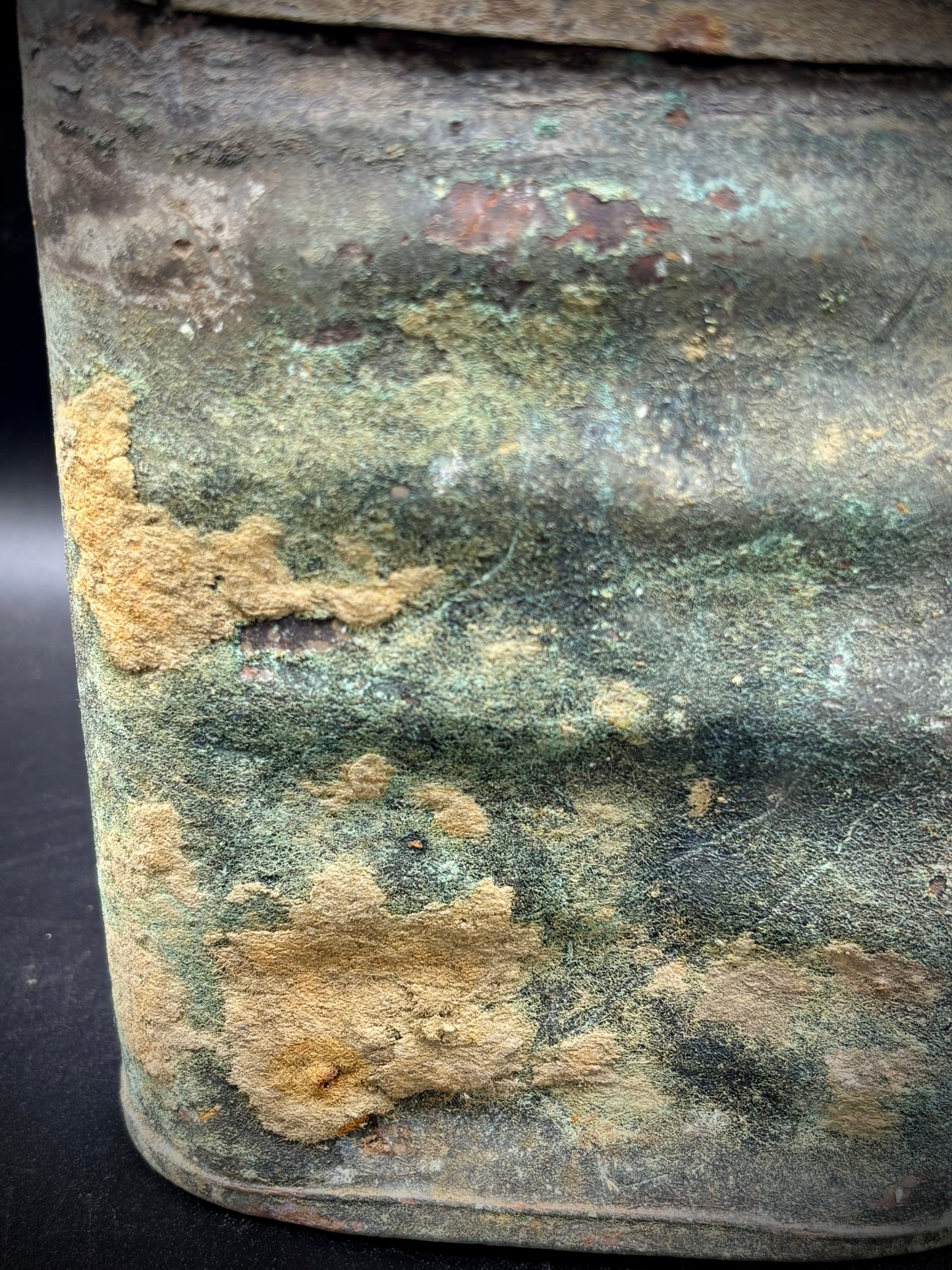 WW1 Rare Brass British Water Bottle Somme Find