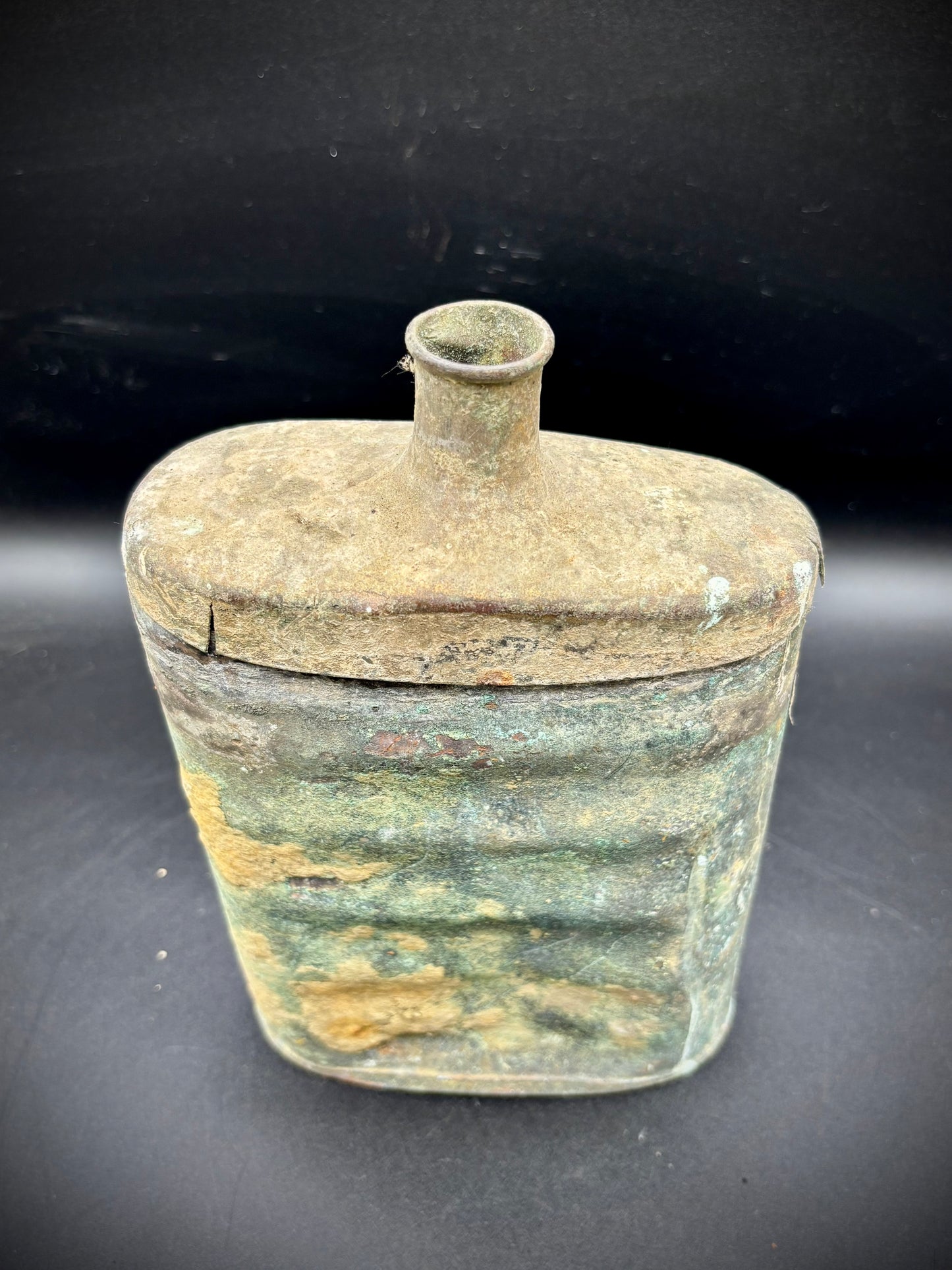 WW1 Rare Brass British Water Bottle Somme Find