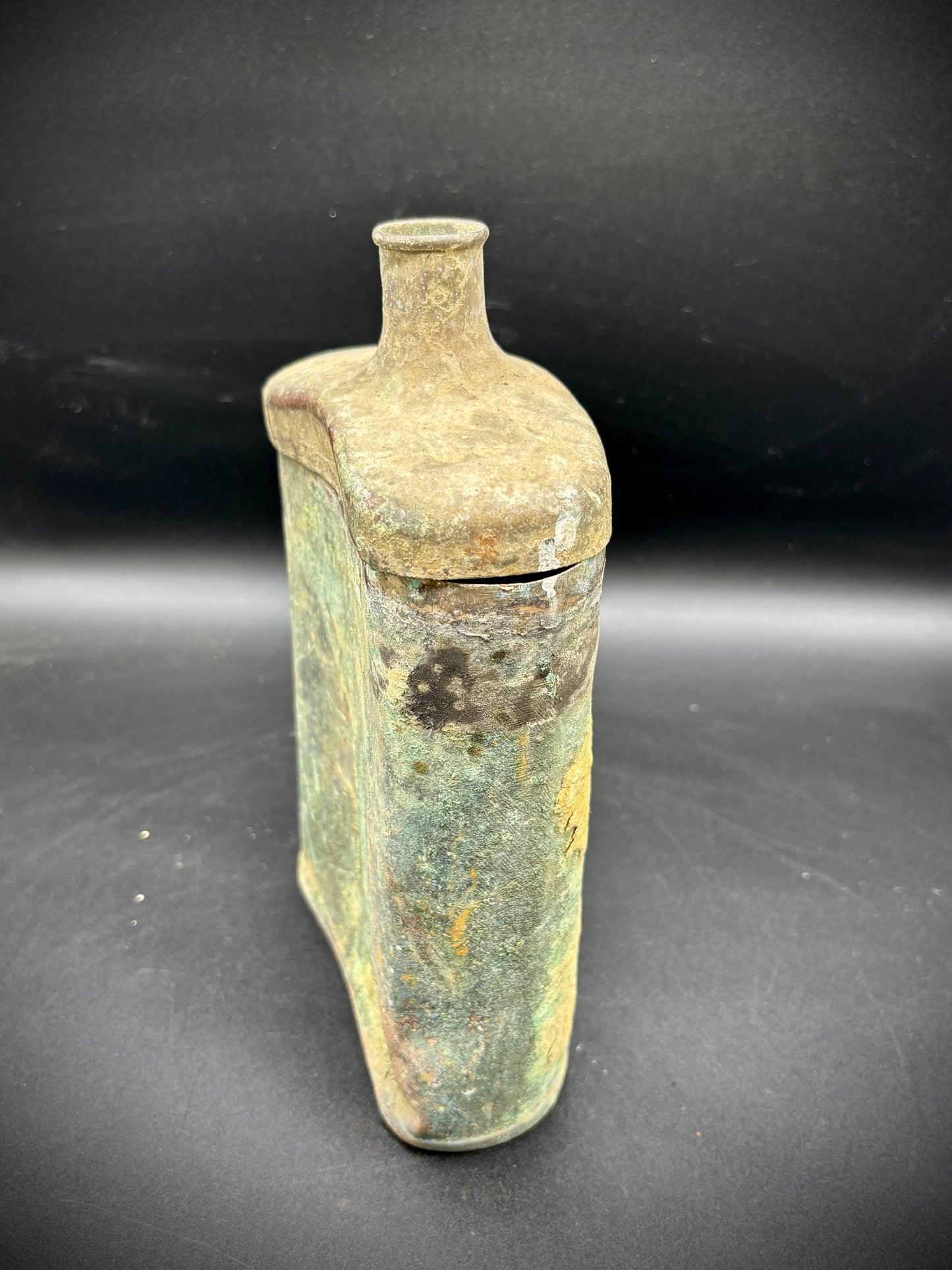 WW1 Rare Brass British Water Bottle Somme Find