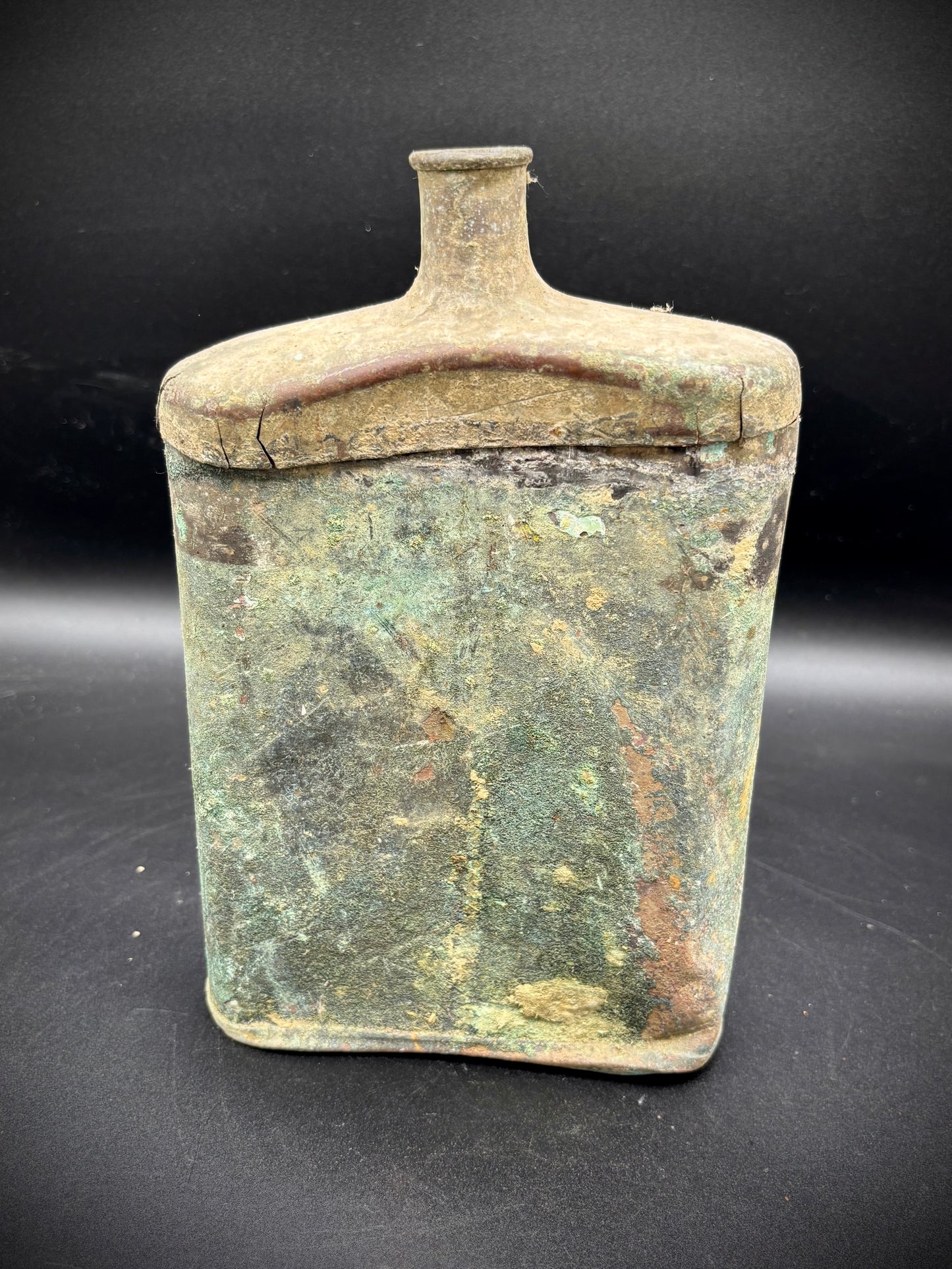 WW1 Rare Brass British Water Bottle Somme Find