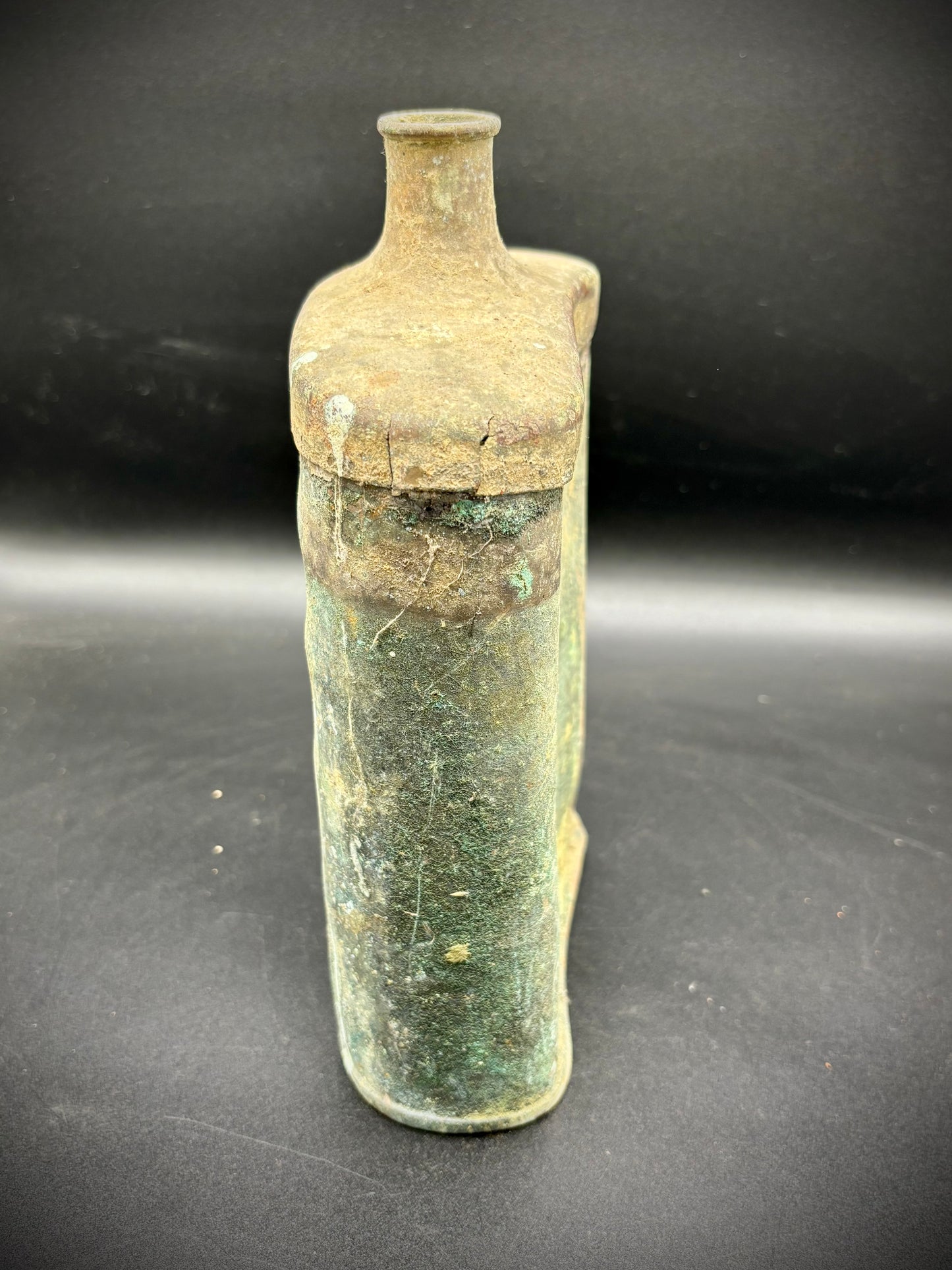 WW1 Rare Brass British Water Bottle Somme Find