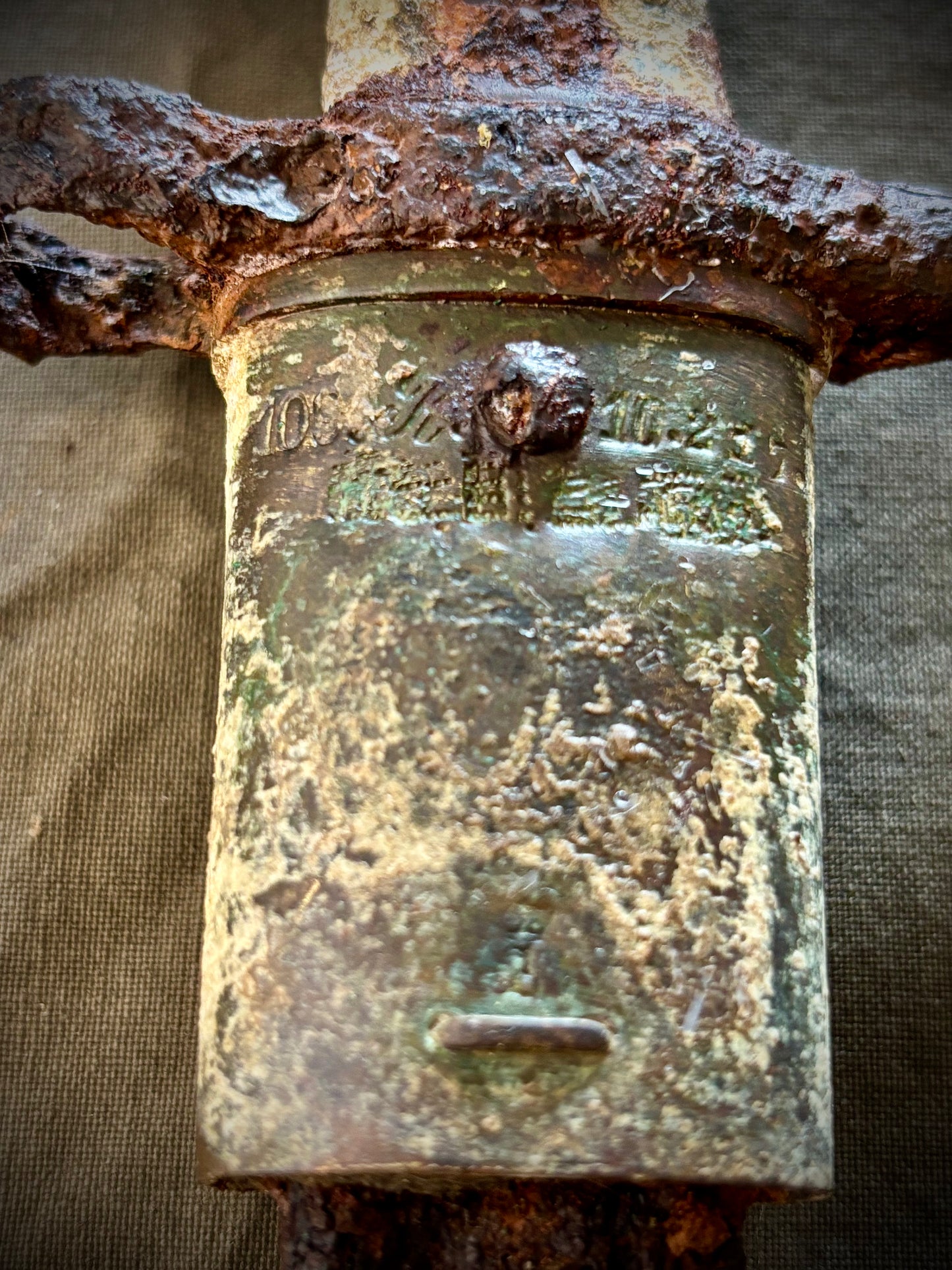 WW1 German Bayonet Regimentally Marked Somme Find 1st July 1916