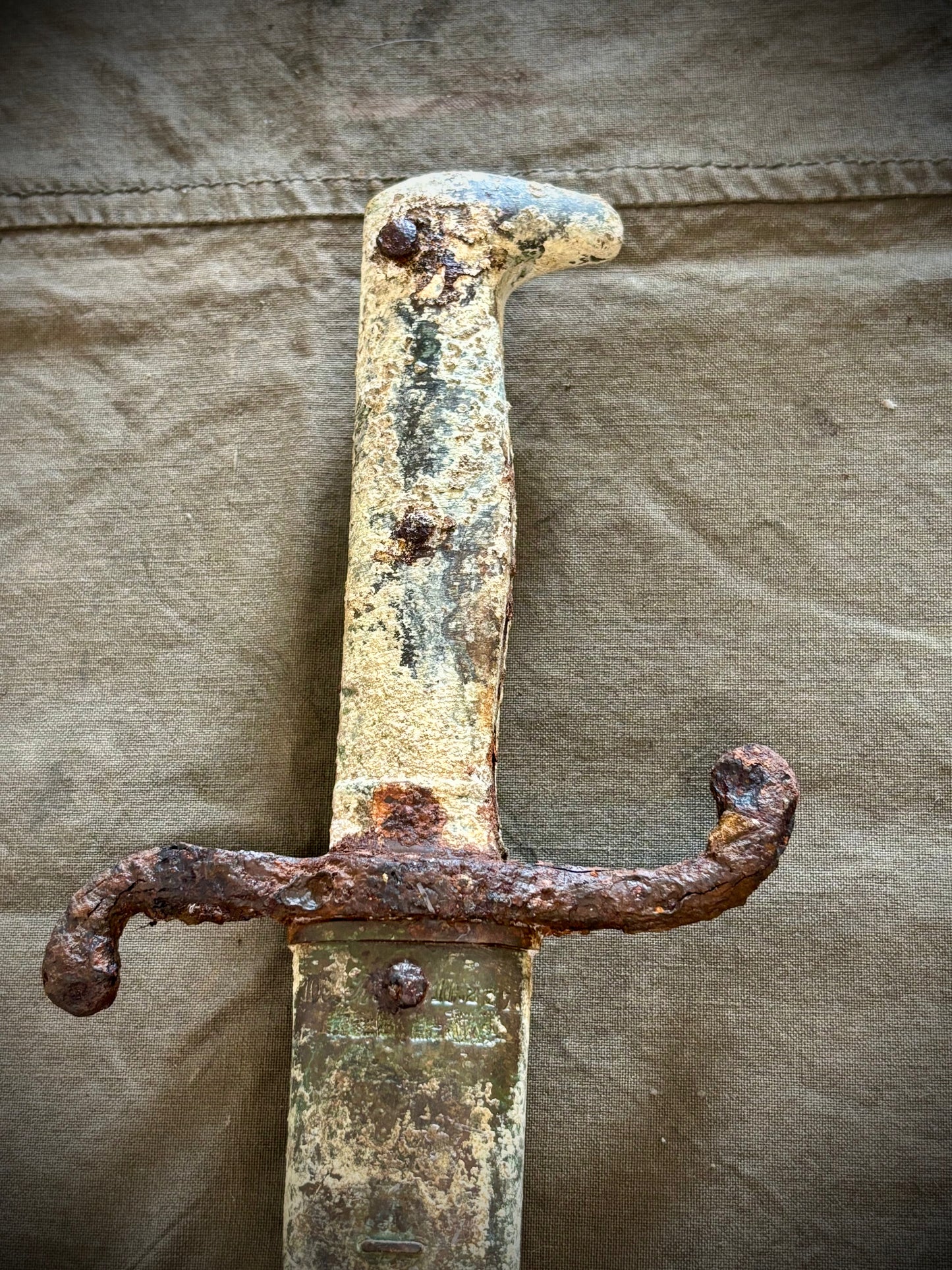 WW1 German Bayonet Regimentally Marked Somme Find 1st July 1916