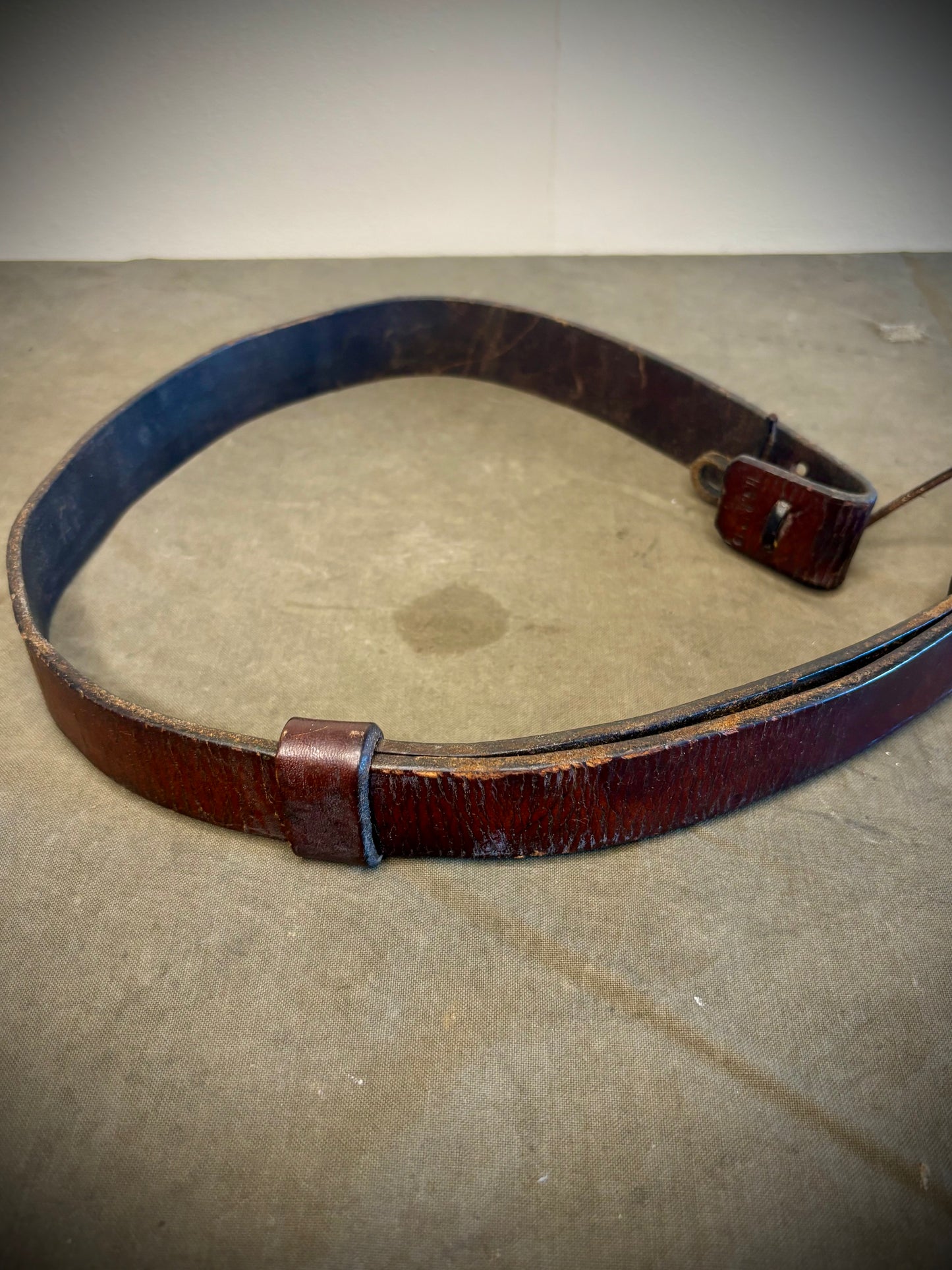 WW1 SMLE Leather Sling 1916 Dated Somme Find