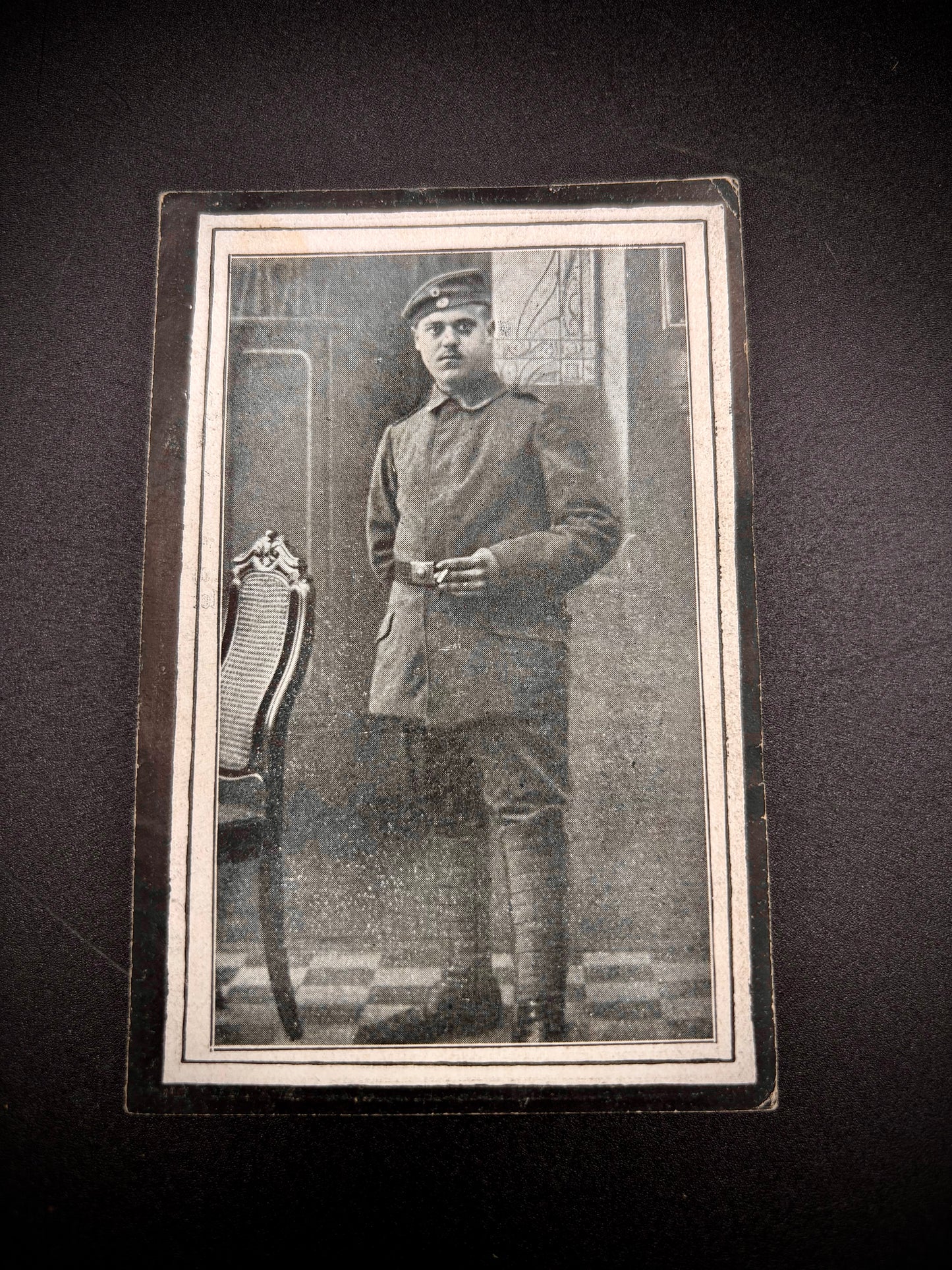 WW1 Memorial Card Bavarian Reserve Infantry Regiment 10 Hindenburg Line