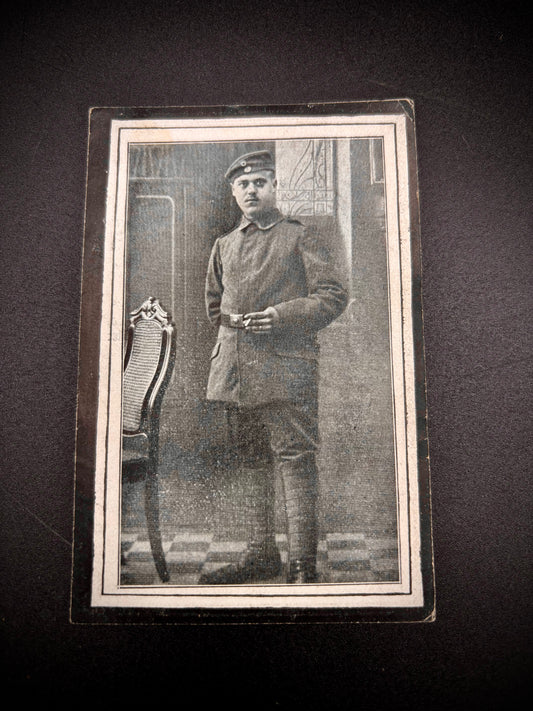WW1 Memorial Card Bavarian Reserve Infantry Regiment 10 Hindenburg Line