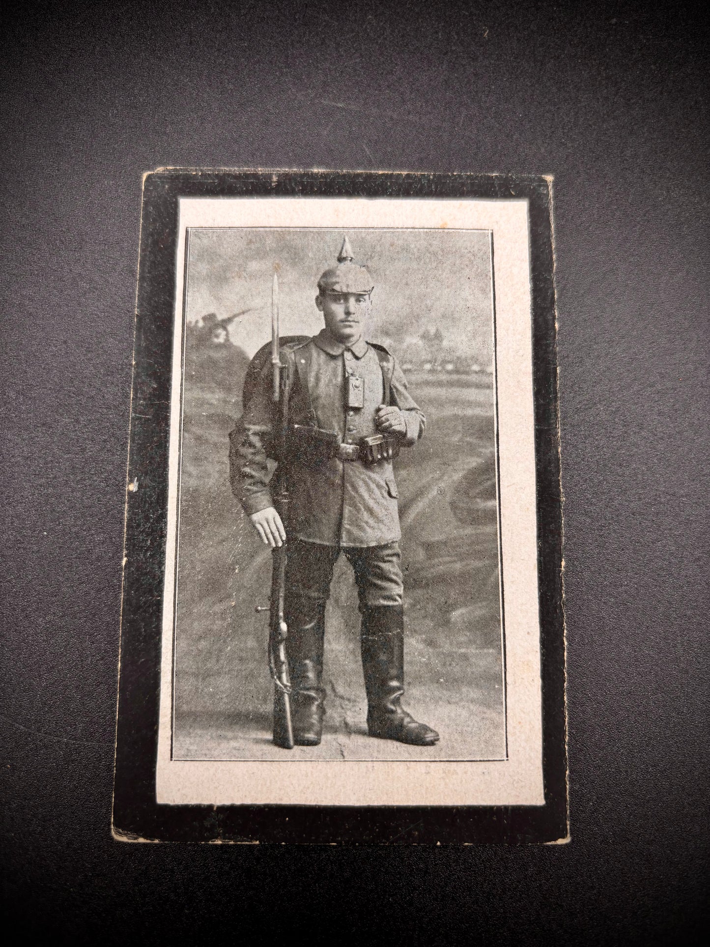 WW1 German Memorial Card Argonne