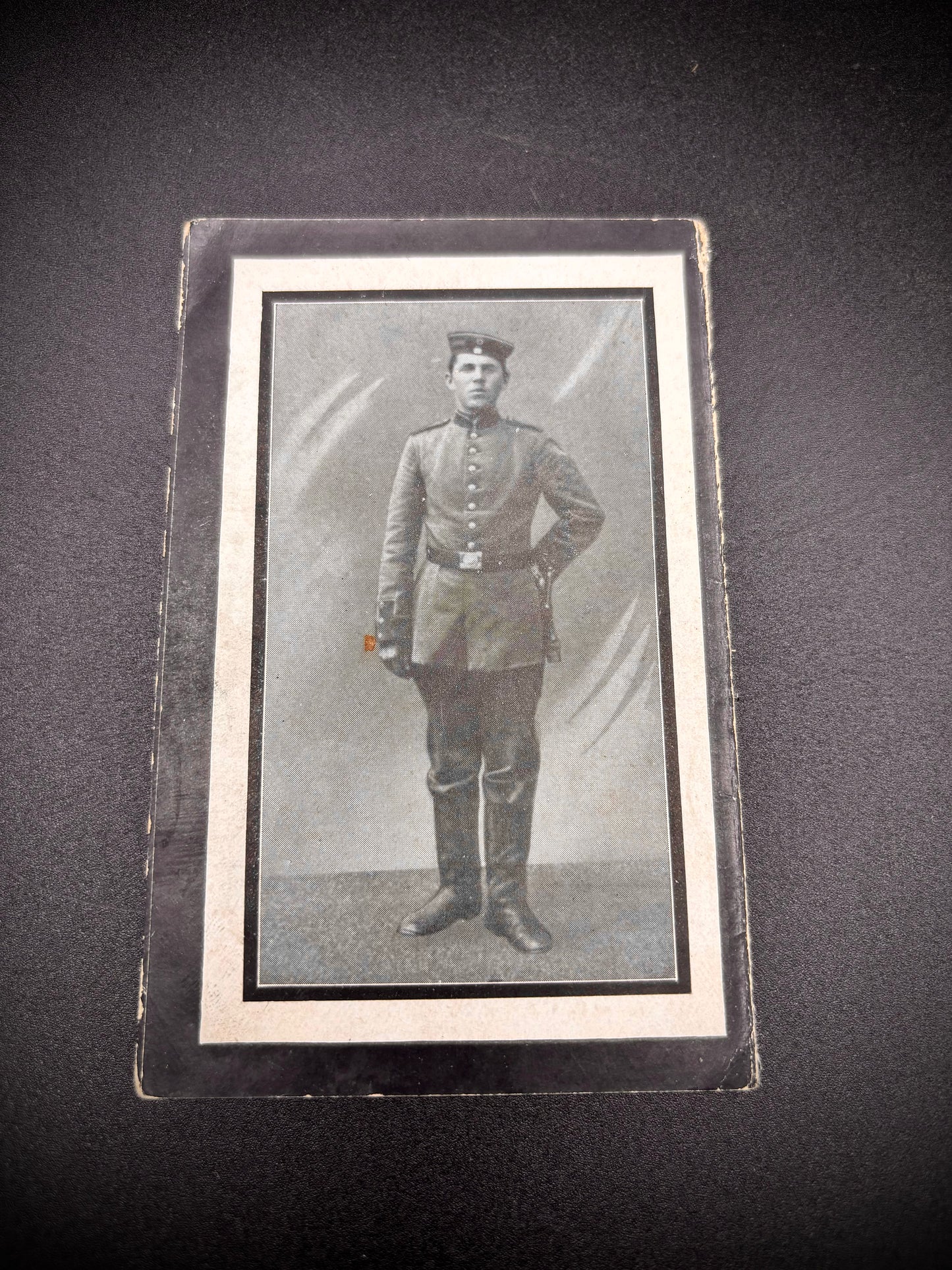 WW1 German Memorial Card Mametz 2nd Infantry Regiment