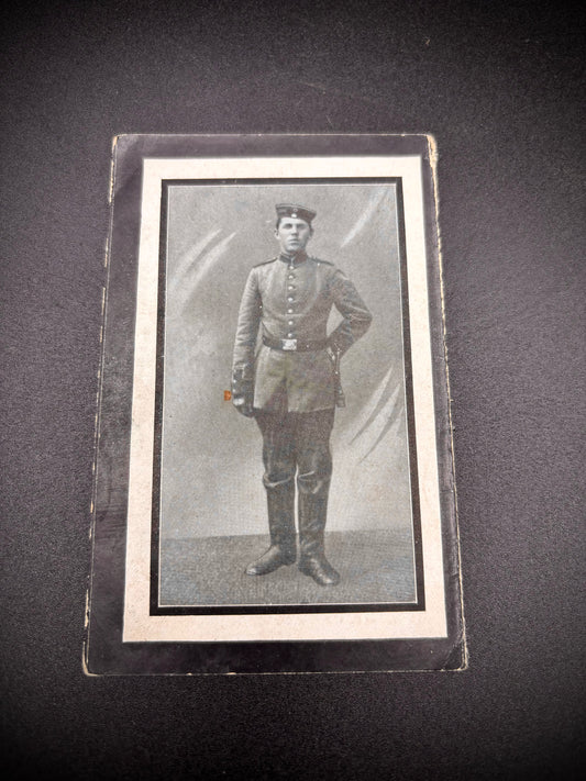 WW1 German Memorial Card Mametz 2nd Infantry Regiment