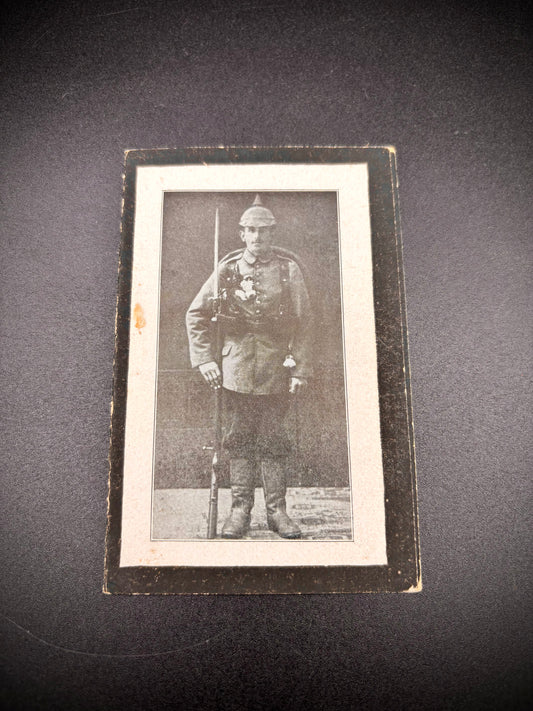 WW1 German Memorial Card 10th January 1917 Serre Somme