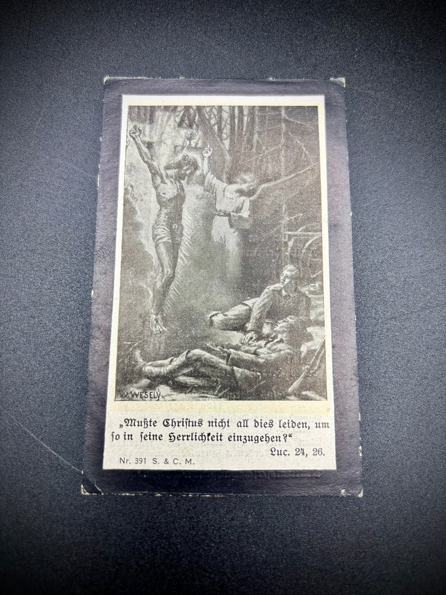 WW1 German Memorial Card