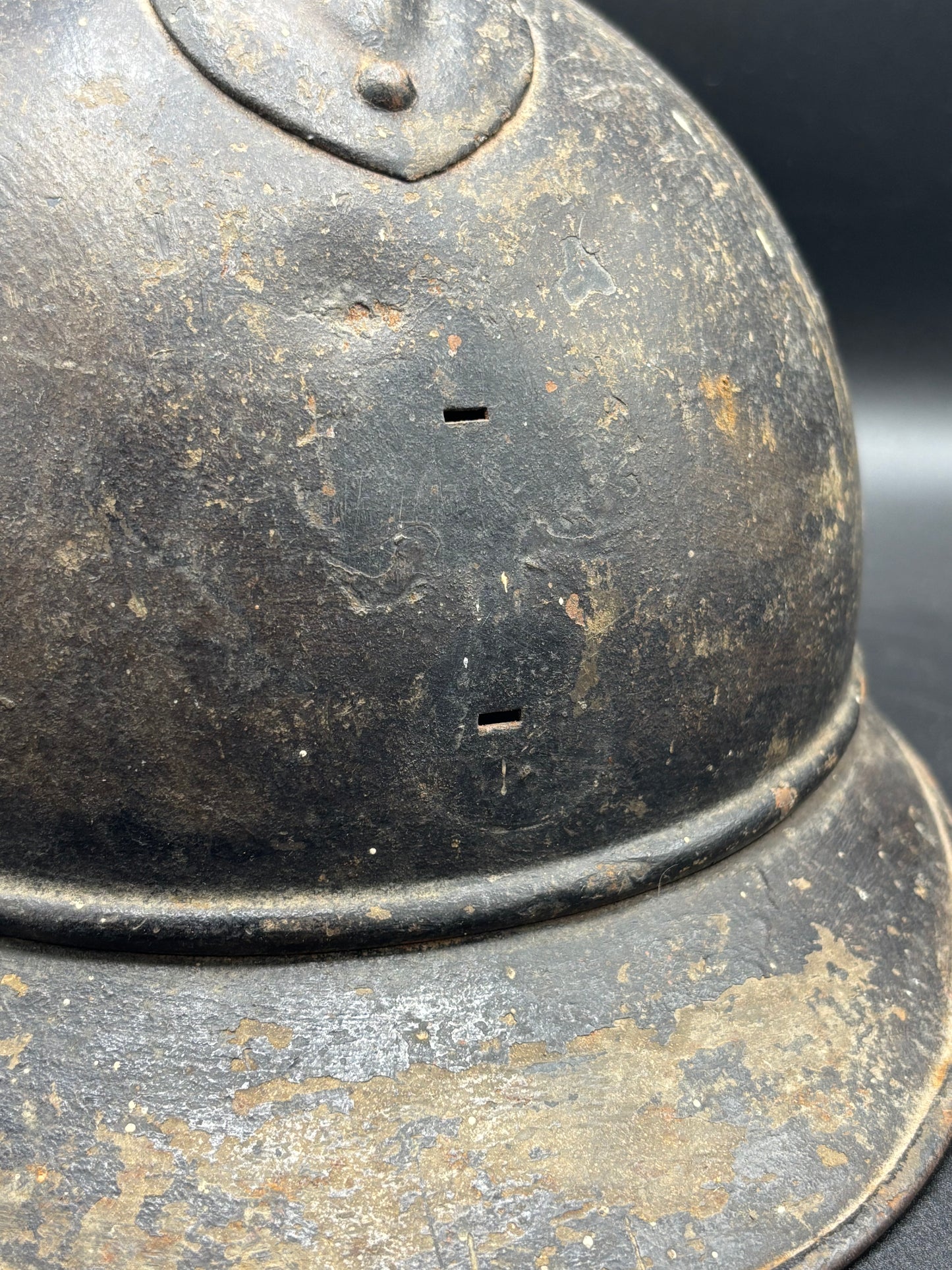 WW1 French helmet named