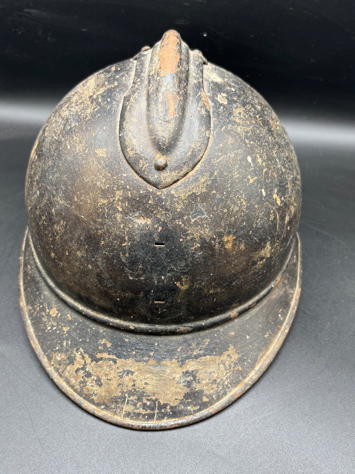 WW1 French helmet named