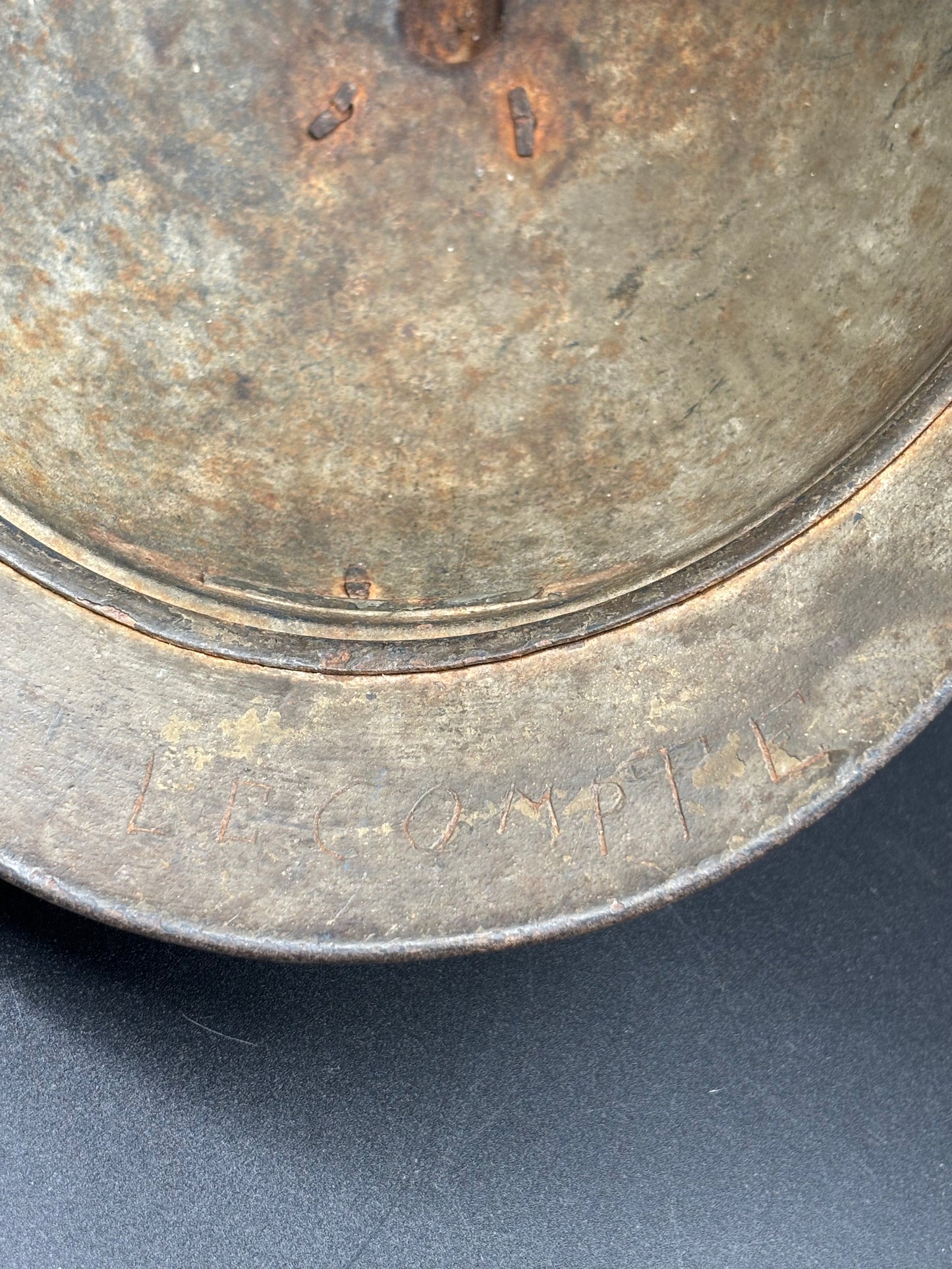 WW1 French helmet named