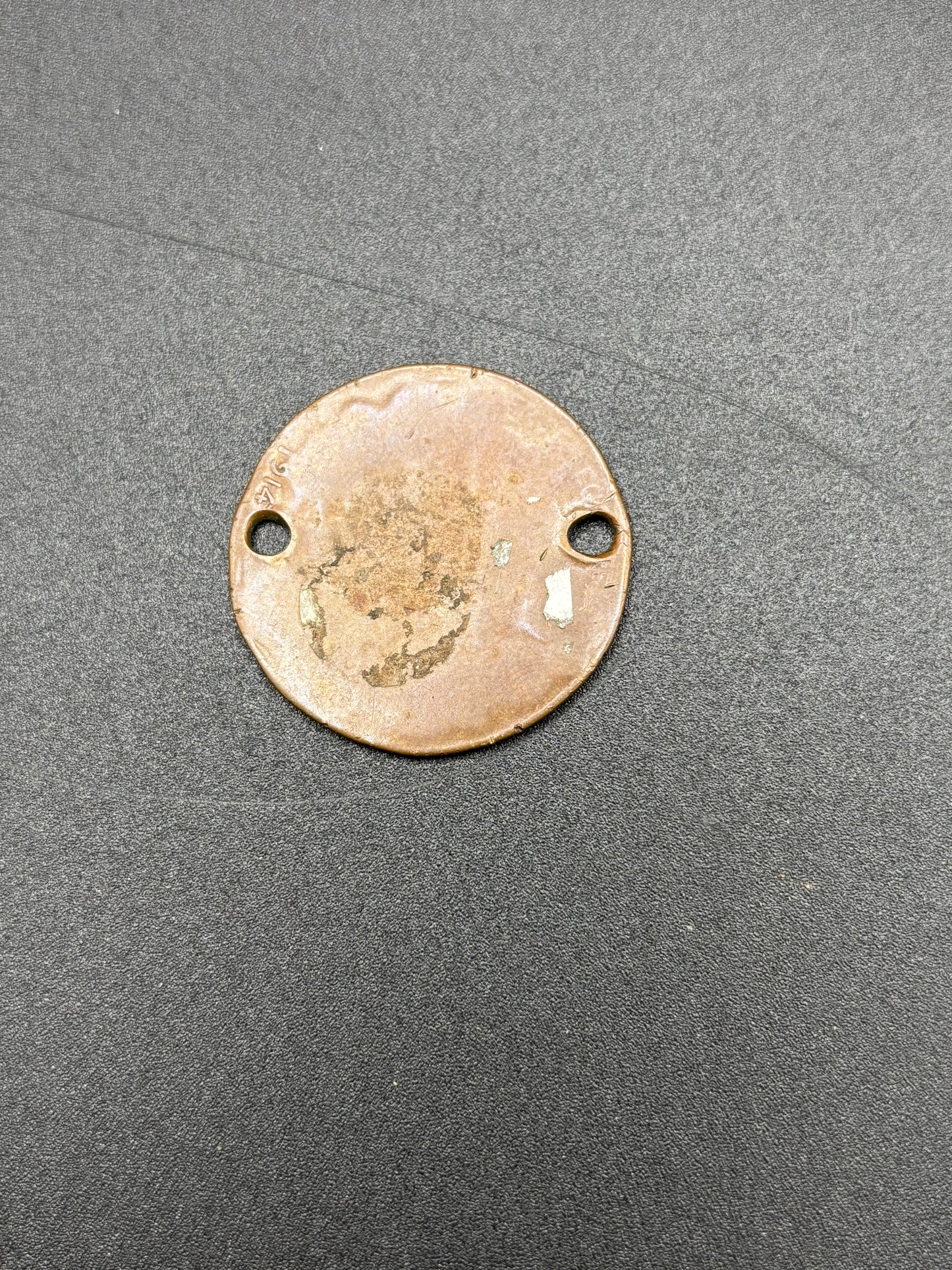 WW1 Identity Disk Trench Art South Staffordshire Regiment