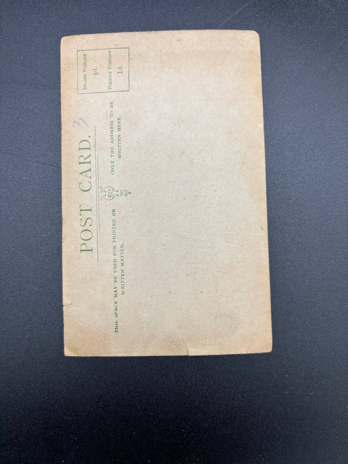 WW1 War Prayer Hand Written Postcard