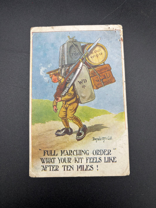 WW1 Comic Postcard
