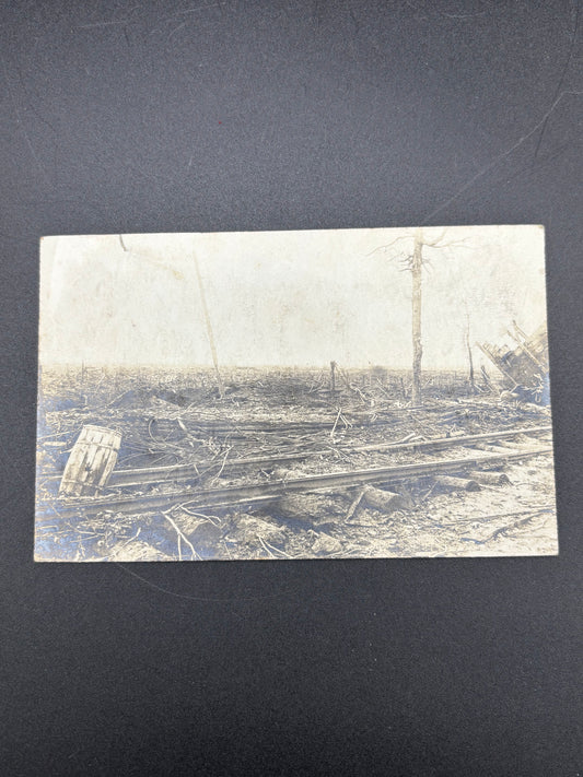 WW1 German Postcard No Mans Land