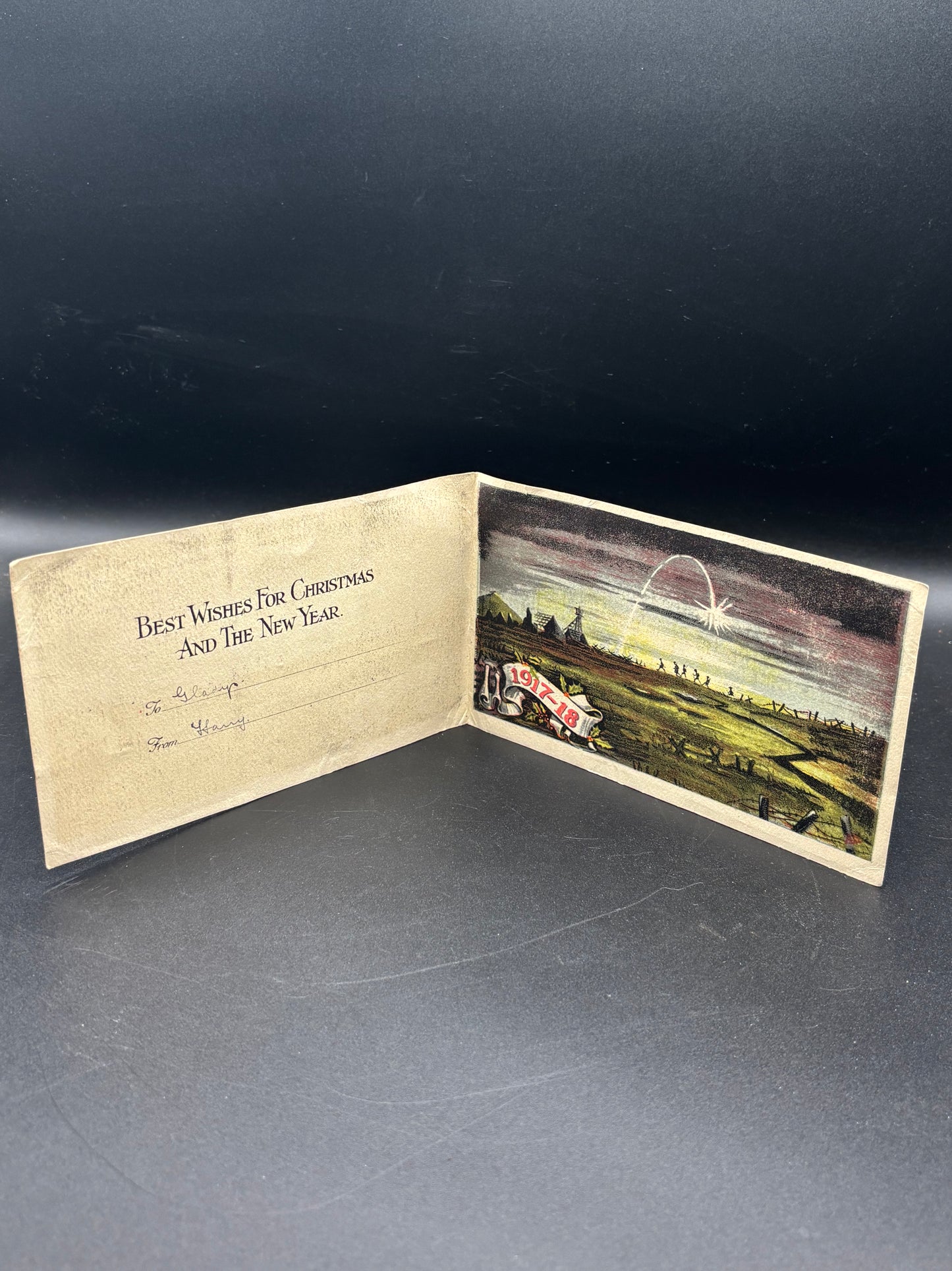 WW1 46th Division Christmas Card 1917