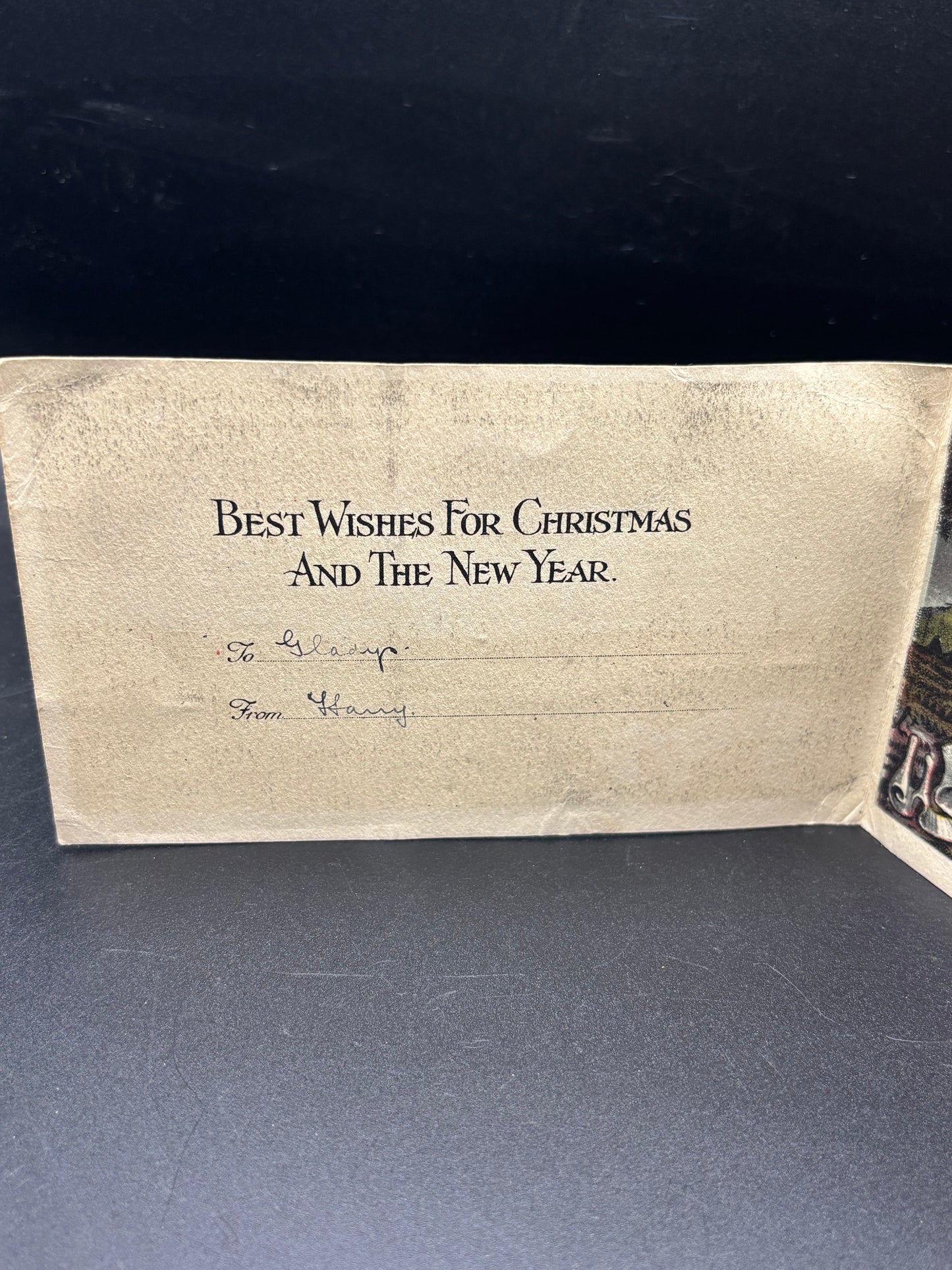 WW1 46th Division Christmas Card 1917