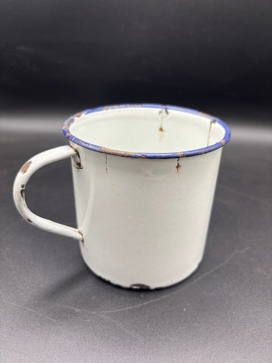 WW1 British Enamel Mug Somme Find
