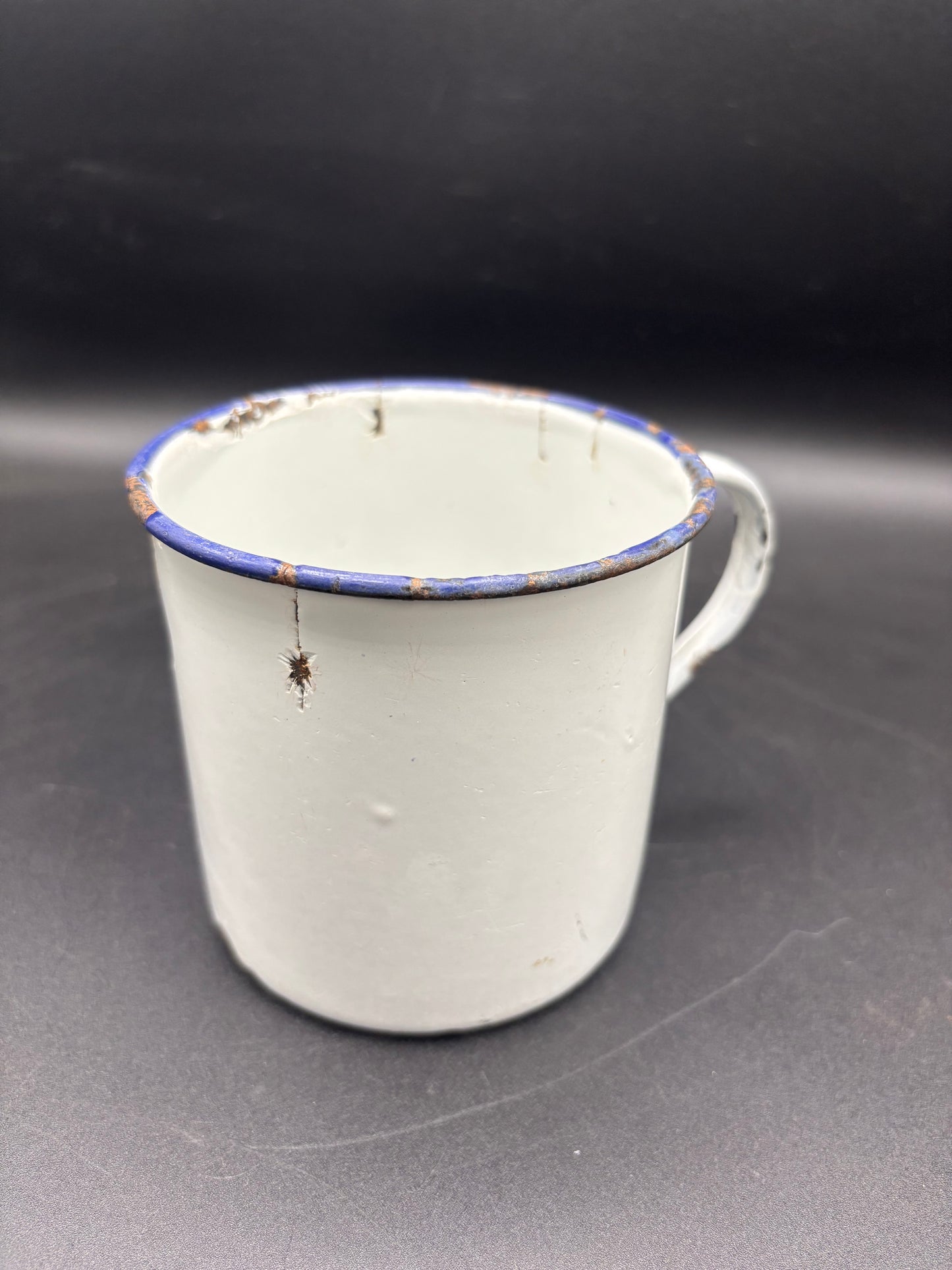 WW1 British Enamel Mug Somme Find